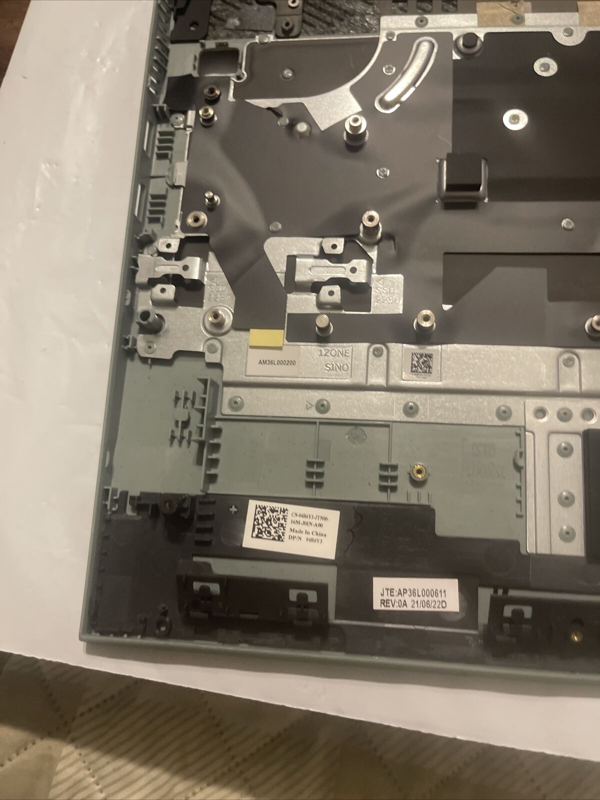 Dell G15 RYZEN Ed 15.6" Laptop Palmrest SPANISH BCL Keyboard  4R6Y3 04R6Y3 T1 h2