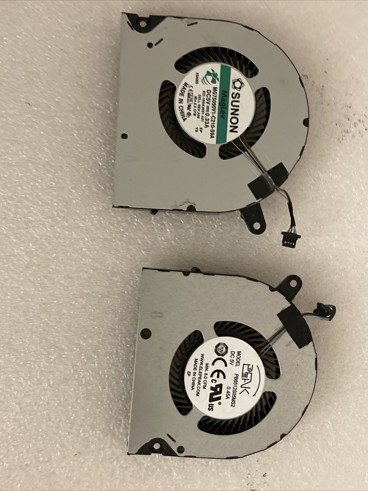 Genuine DELL G5 15 SE 2020 5500 5505 CPU+GPU Cooling Fan Pair 0PC01D 0F3DF0
