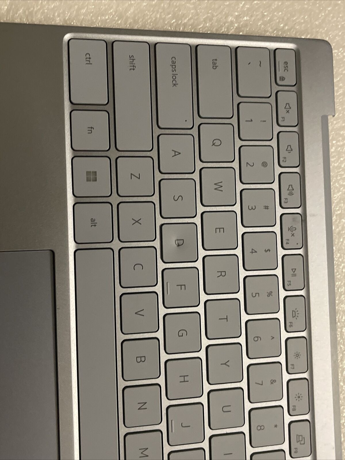 Dell XPS 13 9315 Palmrest US BCL KB Touchpad 1RTVF TKH4F H1 B5 Grade B Read