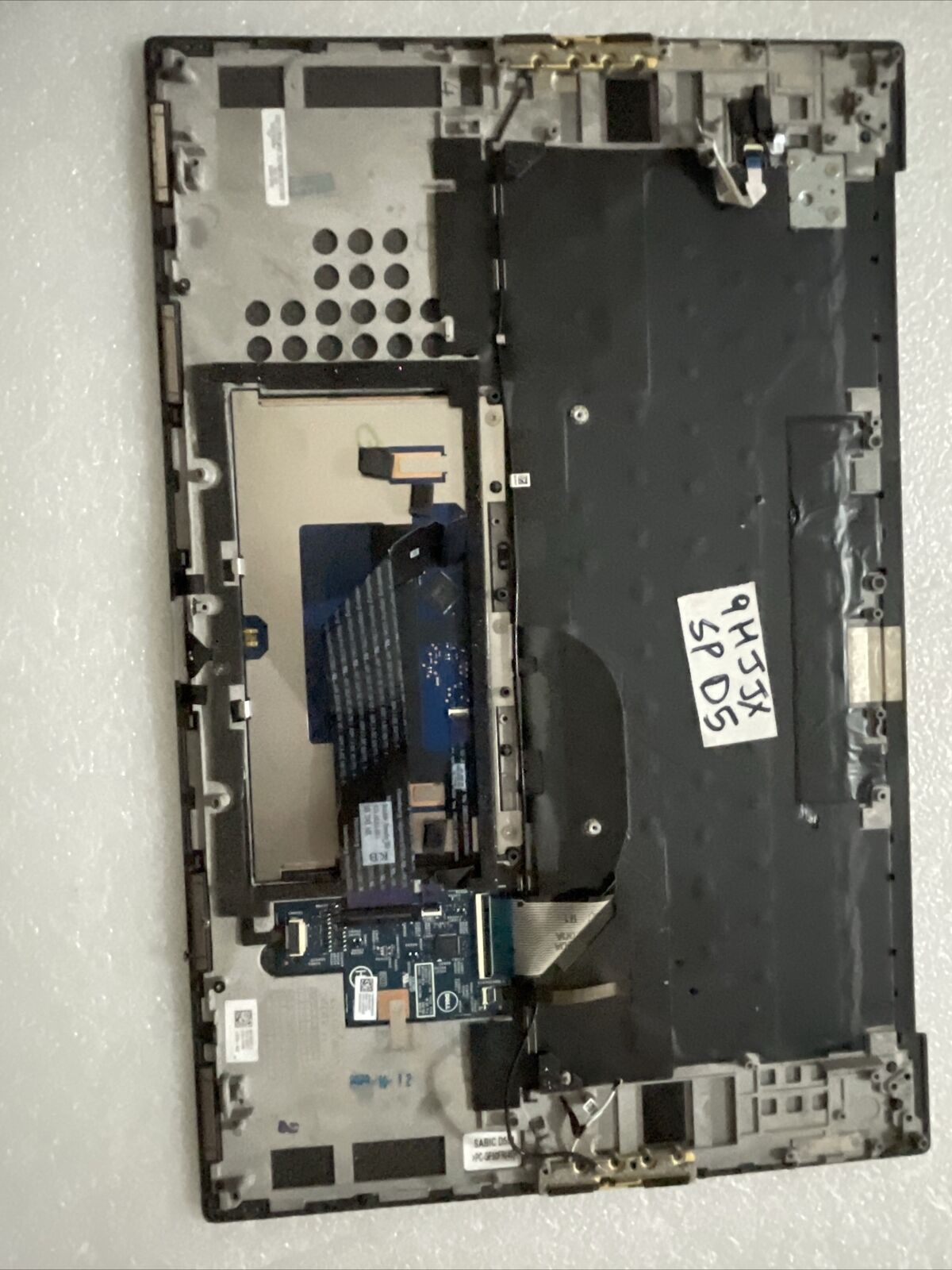 Dell XPS 17 9710  Laptop Palmrest US/EN Backlit Keyboard Speakers 9HJJX H2 D5