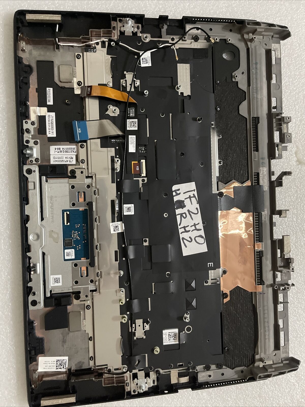 DELL ALIENWARE M15 R6 R7 US BACKLIT  KEYBOARD PALMREST BLACK 1F2H0 HE H2