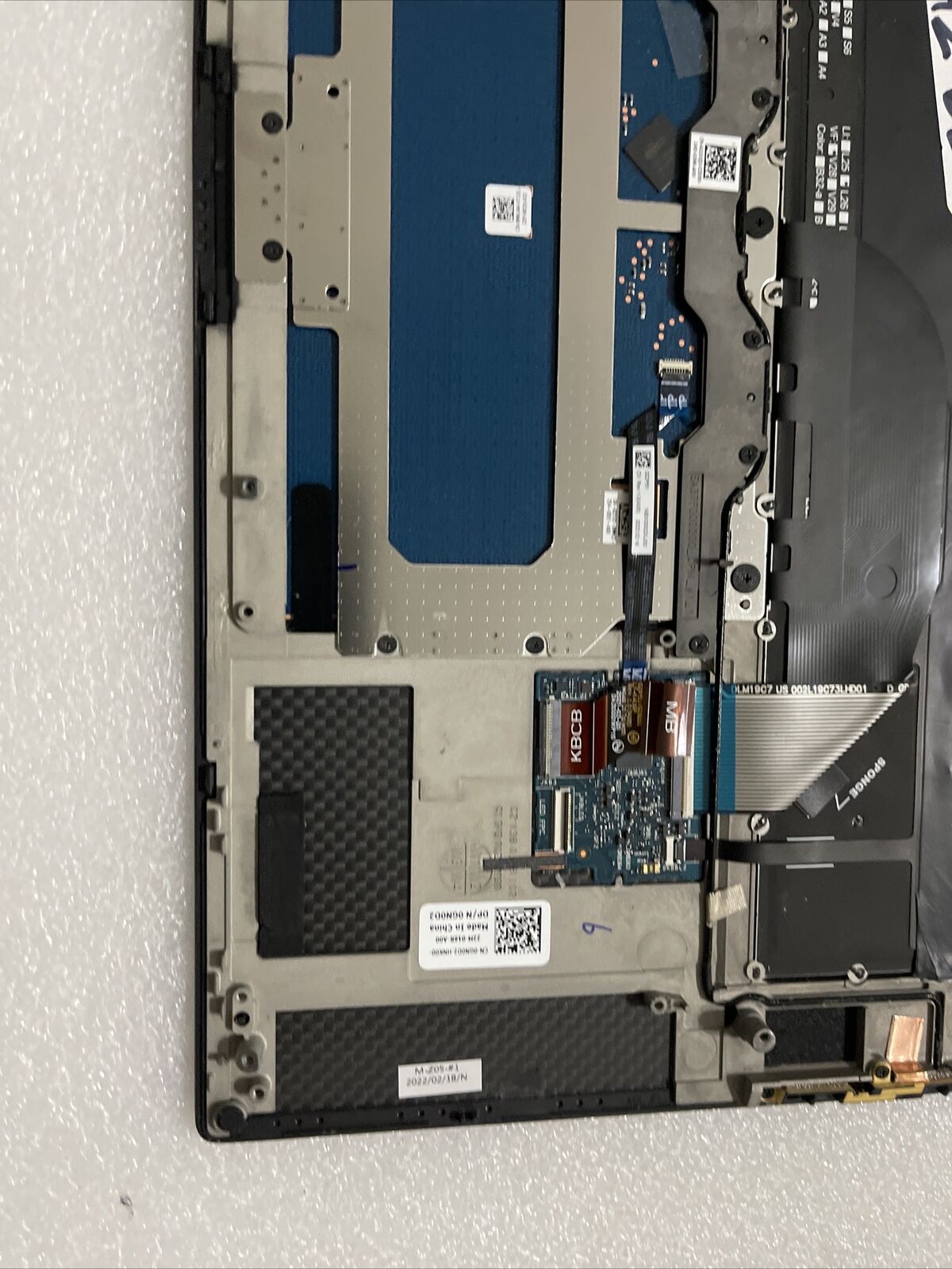 Dell XPS 9520 9530 Palmrest Touchpad US Backlit US Keyboard  CYJV4 GN0D2 H2 D5