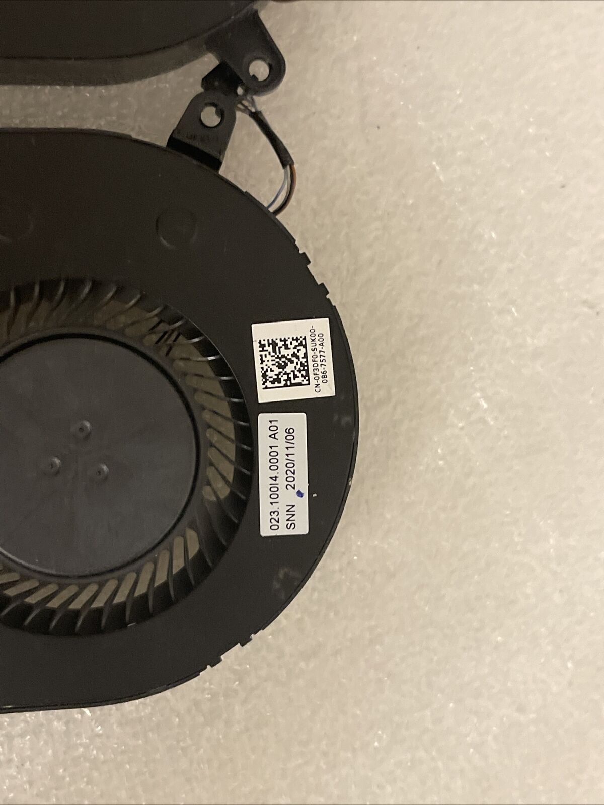 Genuine DELL G5 15 SE 2020 5500 5505 CPU+GPU Cooling Fan Pair 0PC01D 0F3DF0