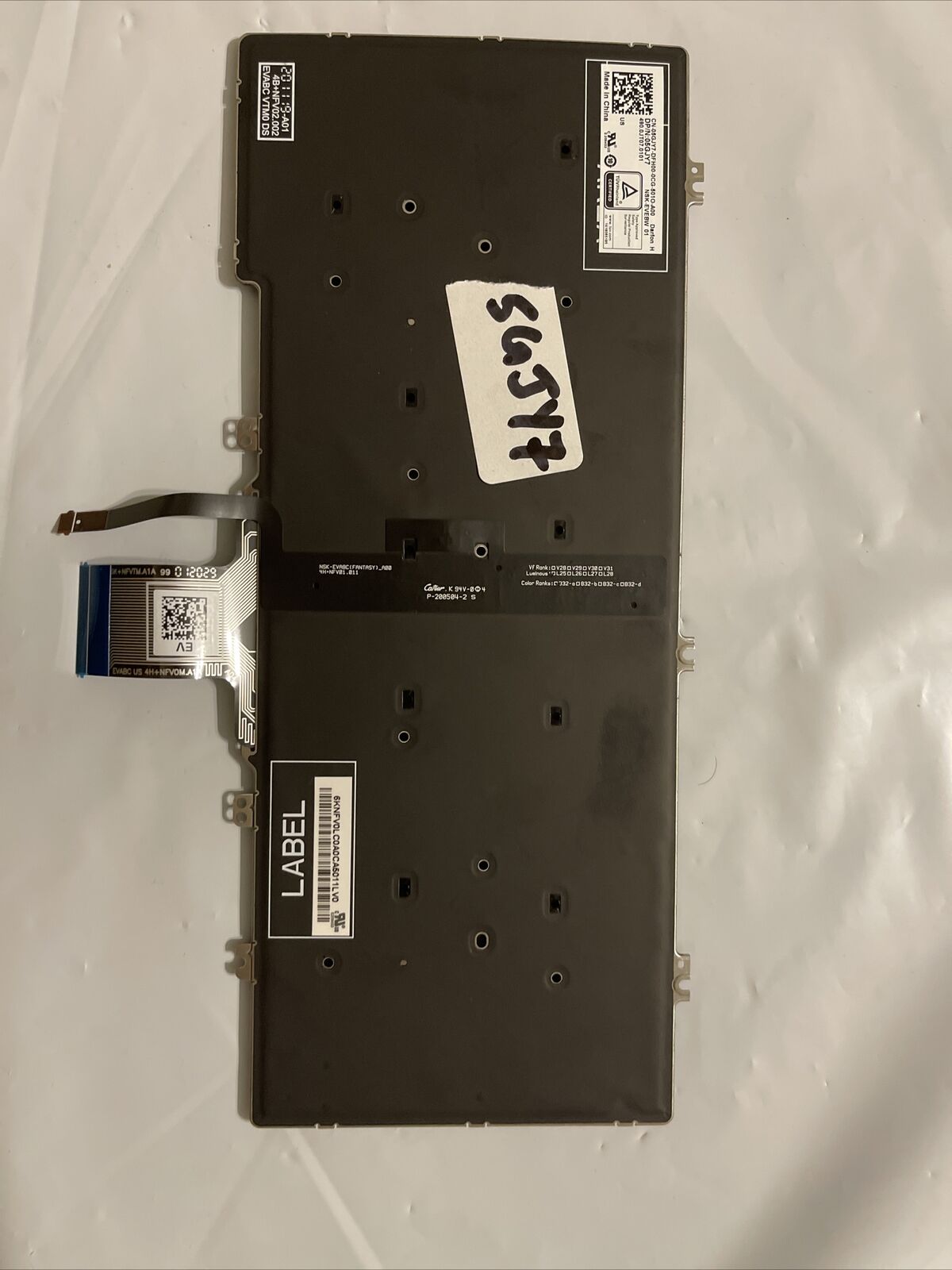 Genuine Dell Latitude 7300 5300 2-in-1 Laptop Backlit Keyboard 5GJY7 05GJY7 B1