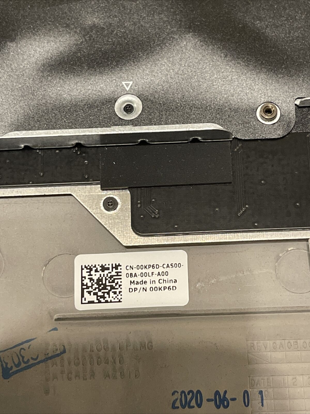 Dell Alienware M17 R3 Laptop Palmrest Lunarlight US Keyboard Speakers 00KP6D P8