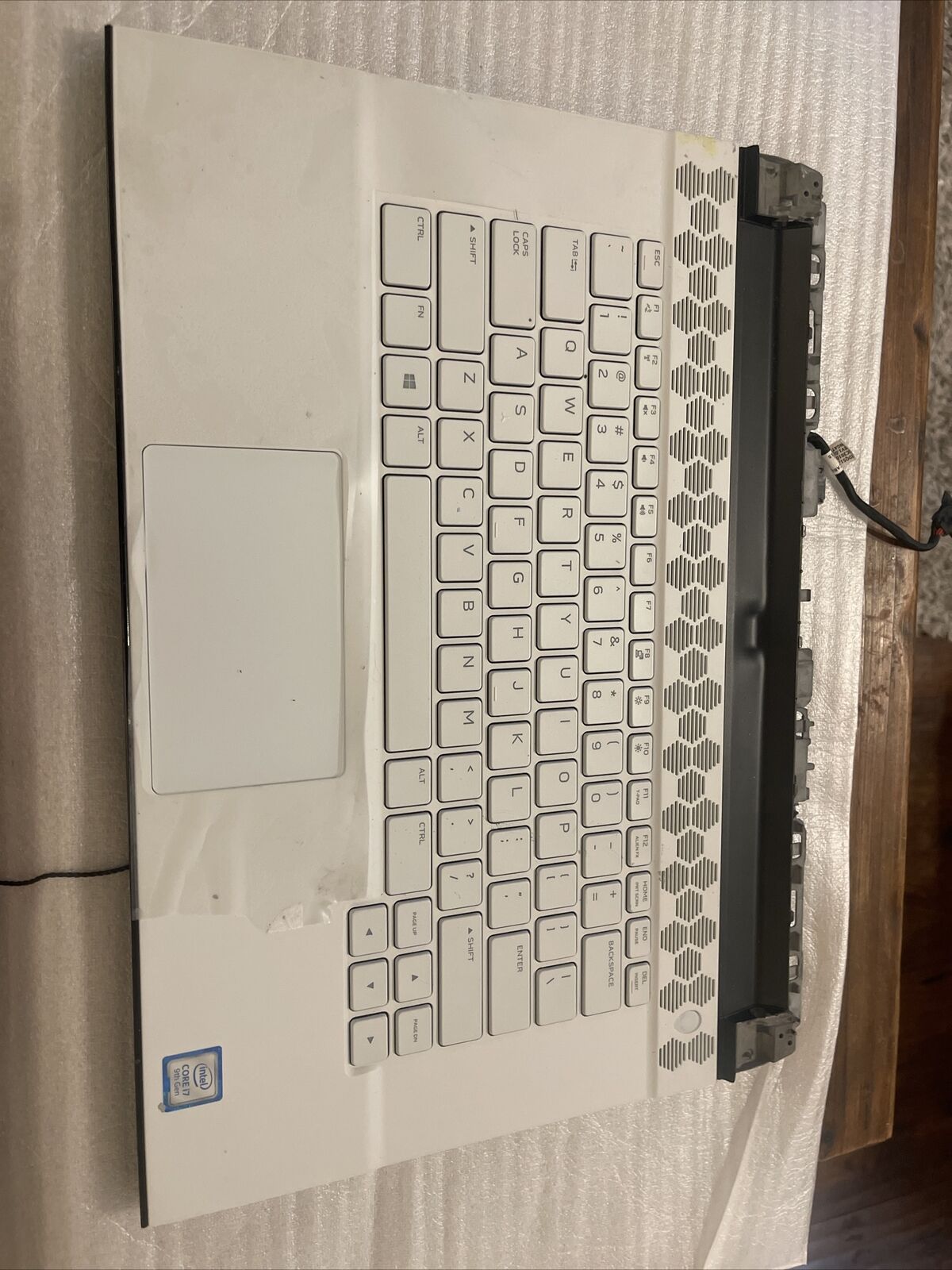 GENUINE DELL Alienware M15 R2 Palmrest US English Backlit keyboard 0MVM8D P5