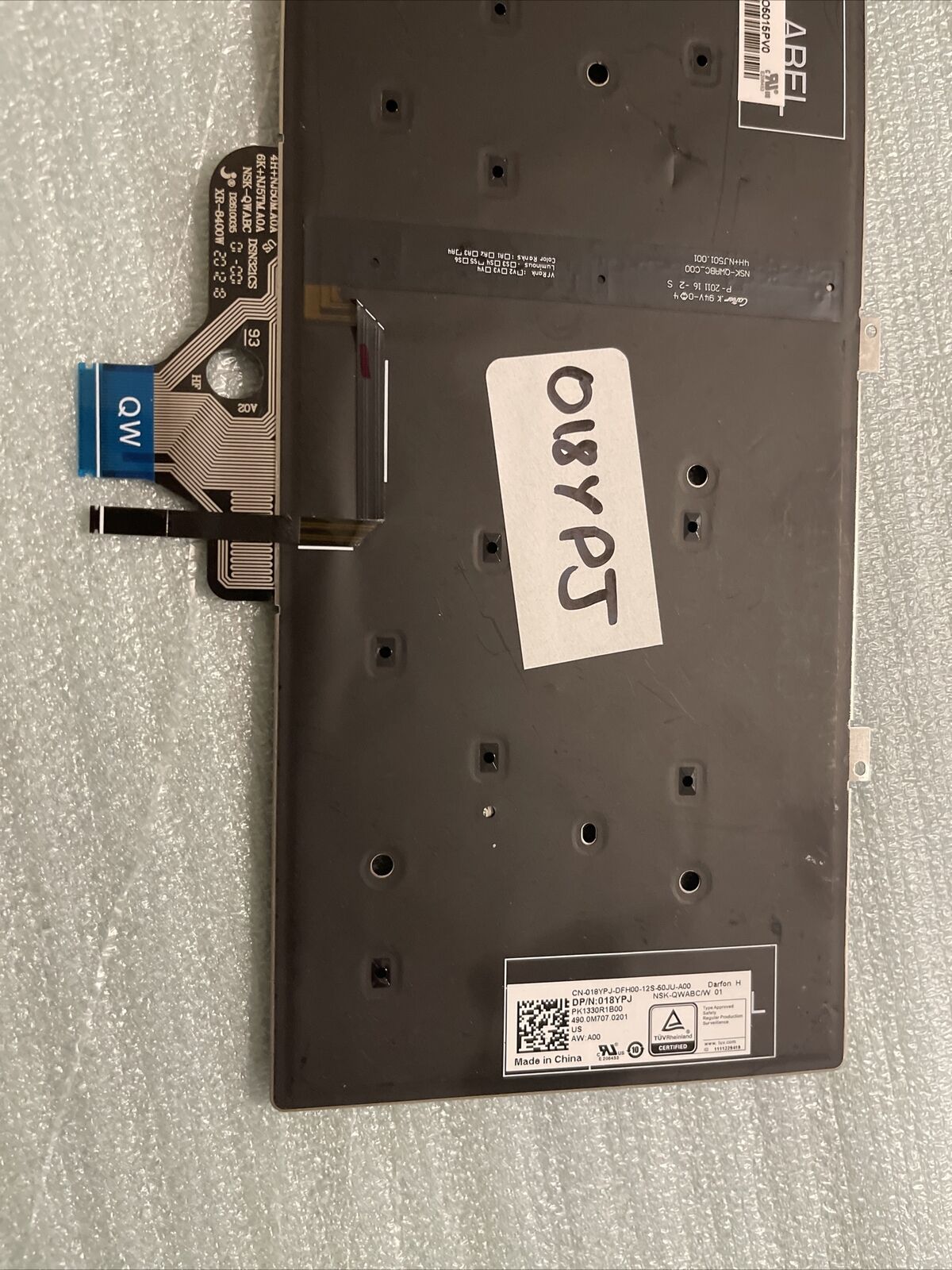 Genuine Dell Latitude 5320 2-in-1 7320 2-in-1 Backlit Keyboard 18YPJ 018YPJ M1