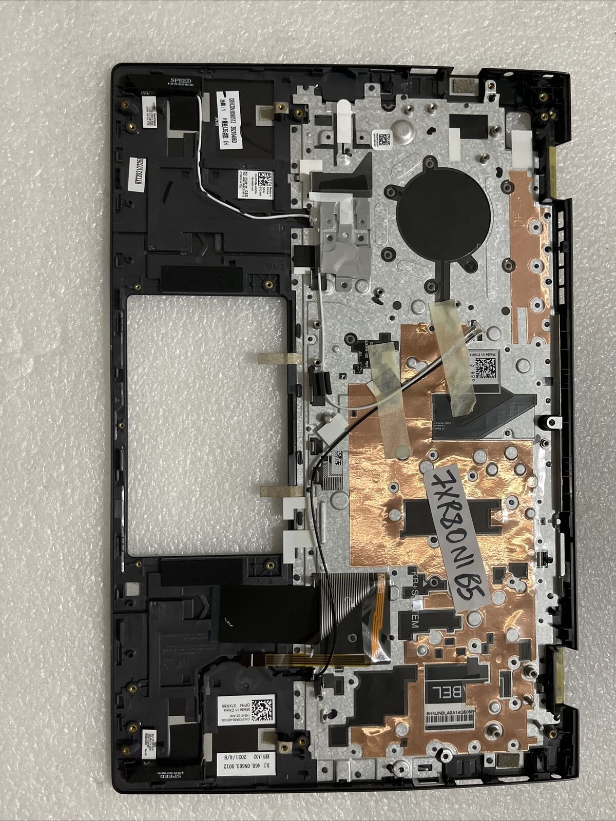 New Dell Vostro 5410/5415 Palmrest US ENGLISH Backlit Keyboard P9XT4 7XR80 N1B5