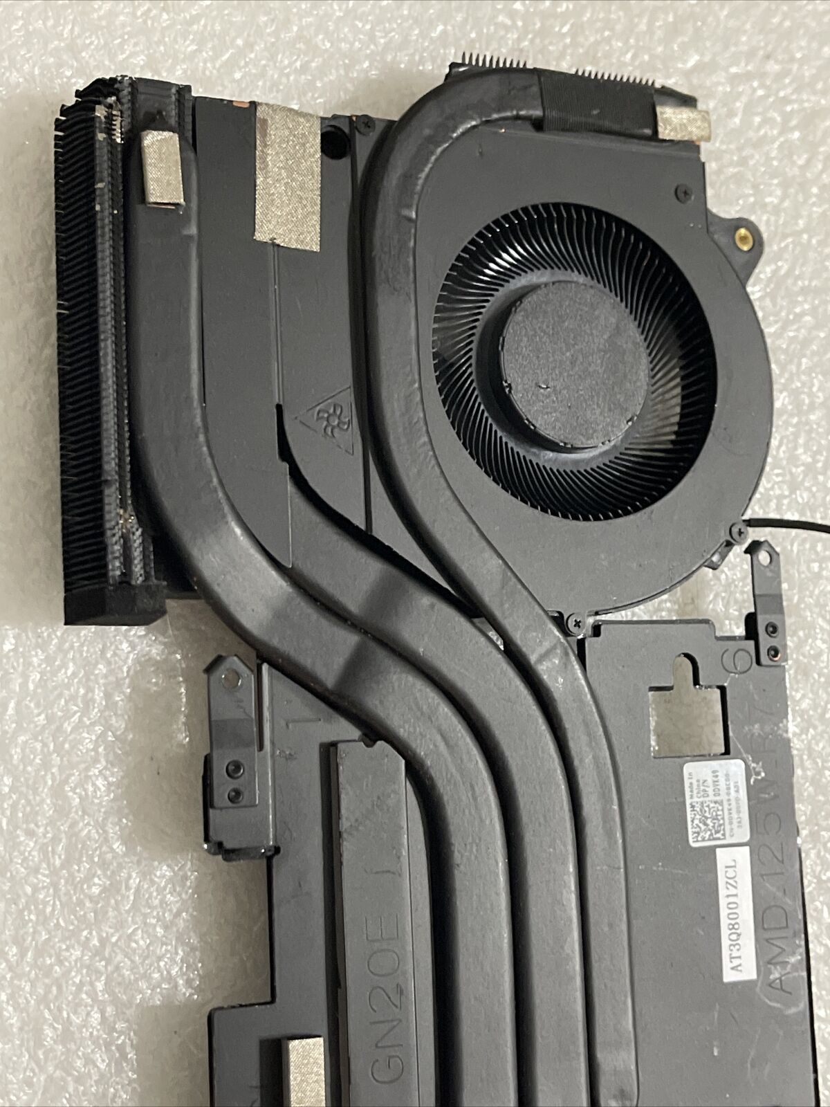 Dell OEM Alienware M15 R7 CPU / GPU Cooling Heatsink Fan Assembly DVK49 0DVK49