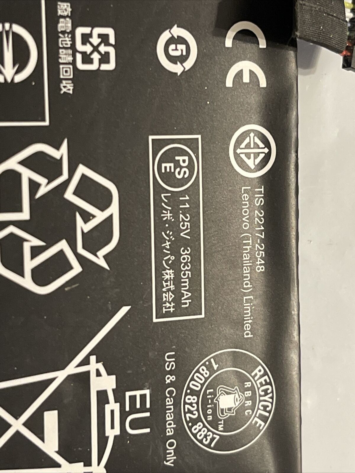 Gen Lenovo Battery Legion Y530-15ICH Y7000P 11.25V 3635mAh 42Wh L18D3PG1 ata X7