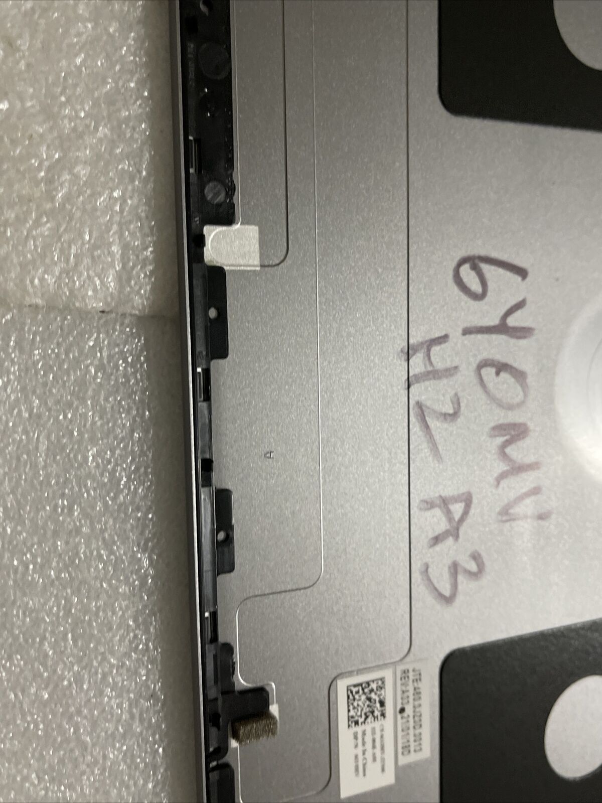 Dell OEM Inspiron 5400 5406 7405 2-in-1 LCD Back Top Cover Gray 06Y0MV H2A3 Dent