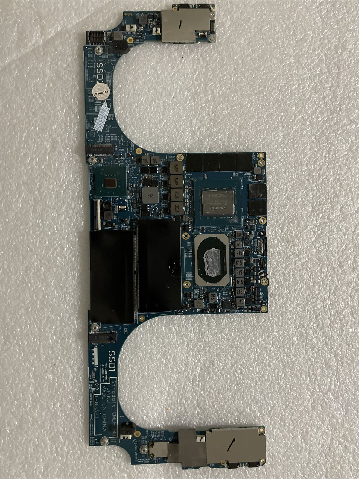 Genuine Dell Precision 5750 5760 Motherboard i7-10750H 2.60GHz RTX3000 HT65C S1