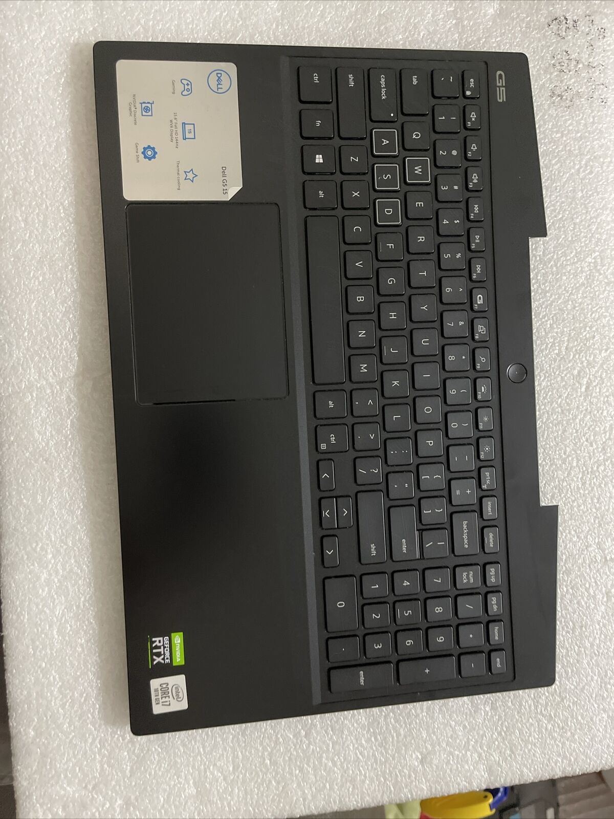 Dell G5 15 5500 Laptop Palmrest Touchpad RGB US Backlit Keyboard 1RPF5 KT H2