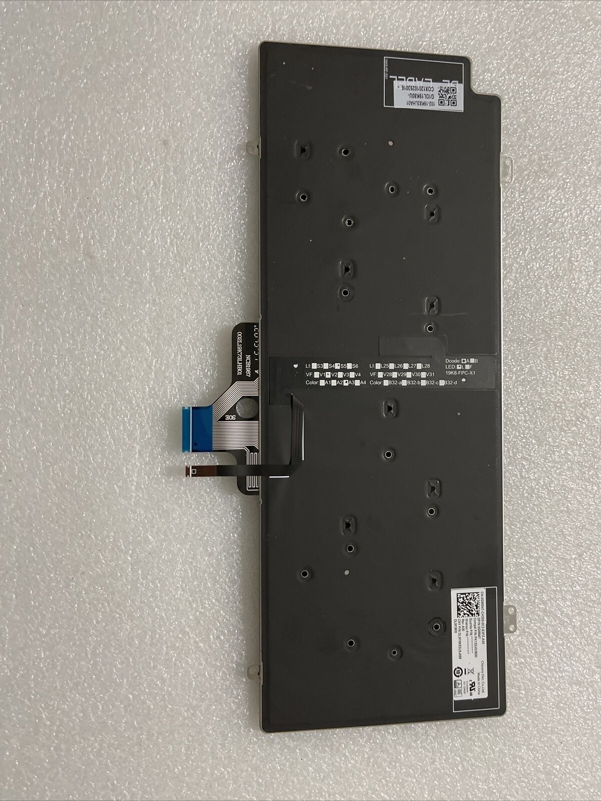 New GENUINE Dell Latitude 7410 US Keyboard  PK132UG3B00 SN4291BL GMM47 0GMM47