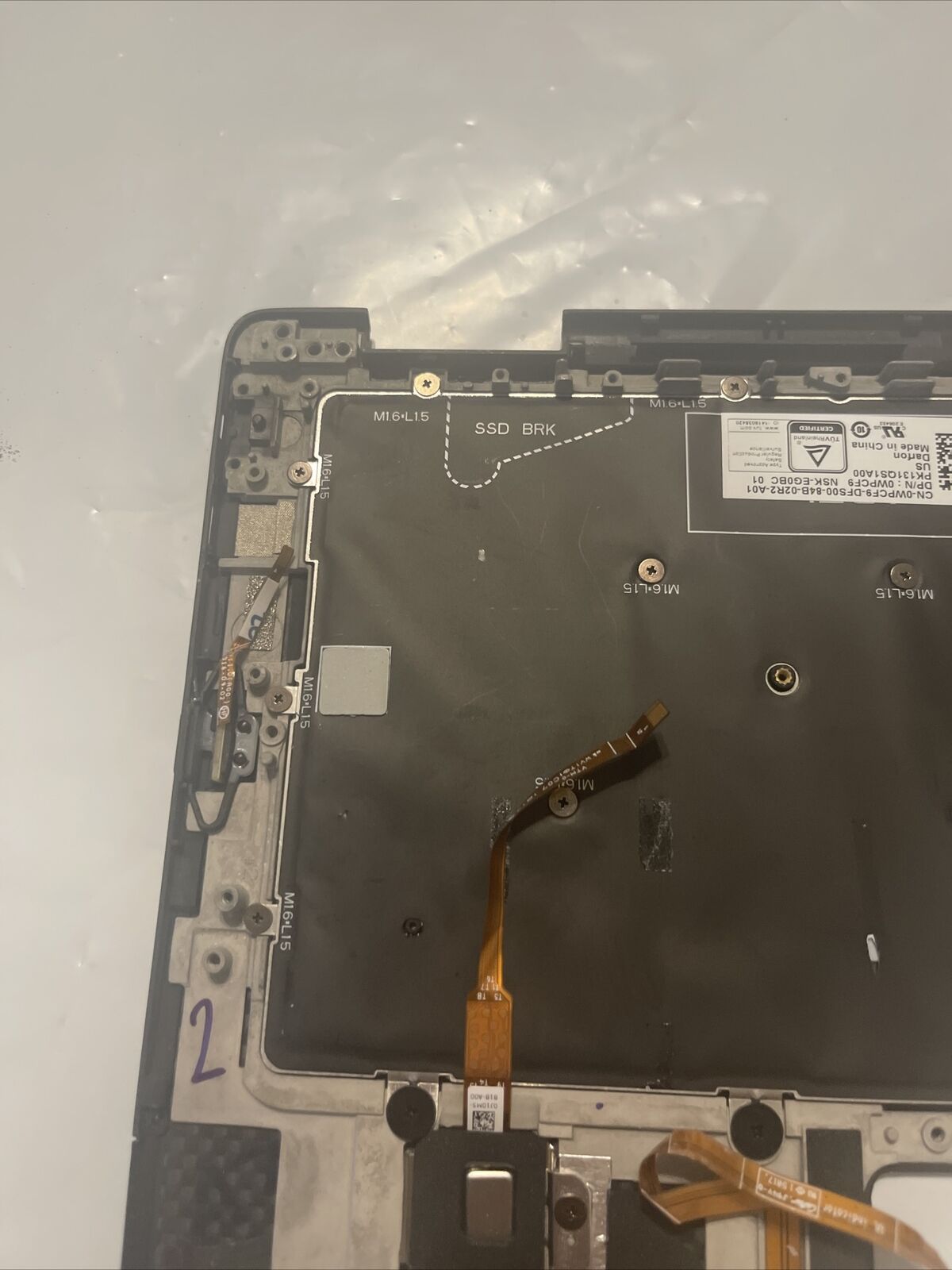 Dell XPS 13 9365 OEM  Keyboard english 089GD9 WPCF9