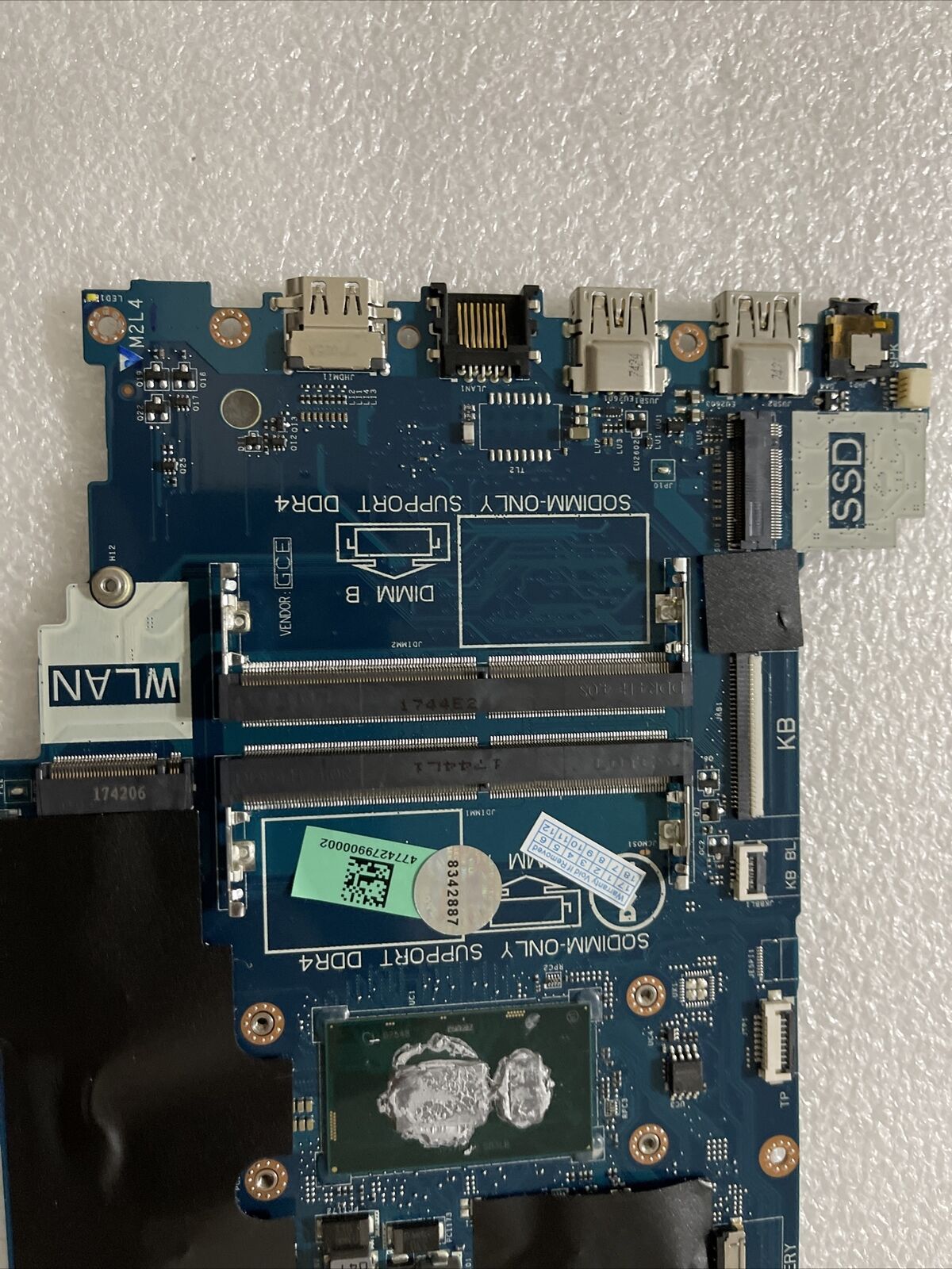Genuine Dell Inspiron 15.6" 15-5570 Intel i5-8250U 1.6GHz Motherboard F7MGJ B6