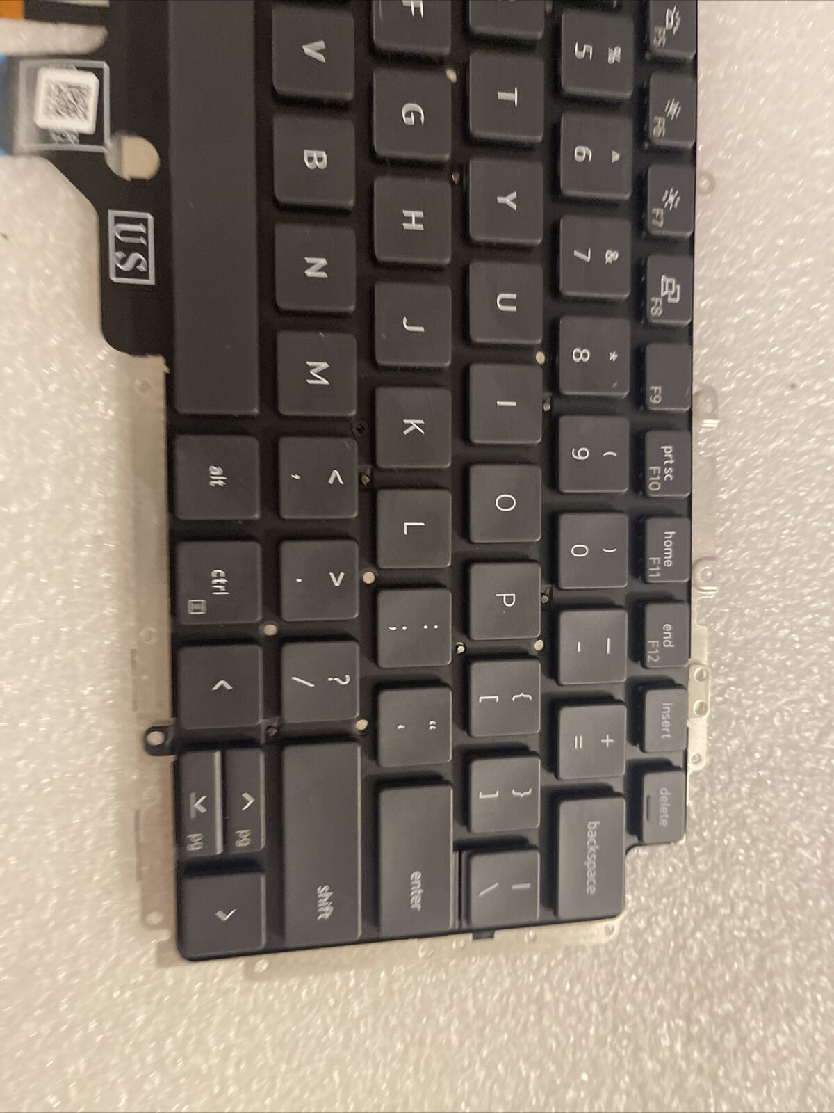 Dell Latitude 7410 2-in-1 Backlit US Backlit Keyboard W Frame 6CTC6 GMM47 H1 S2