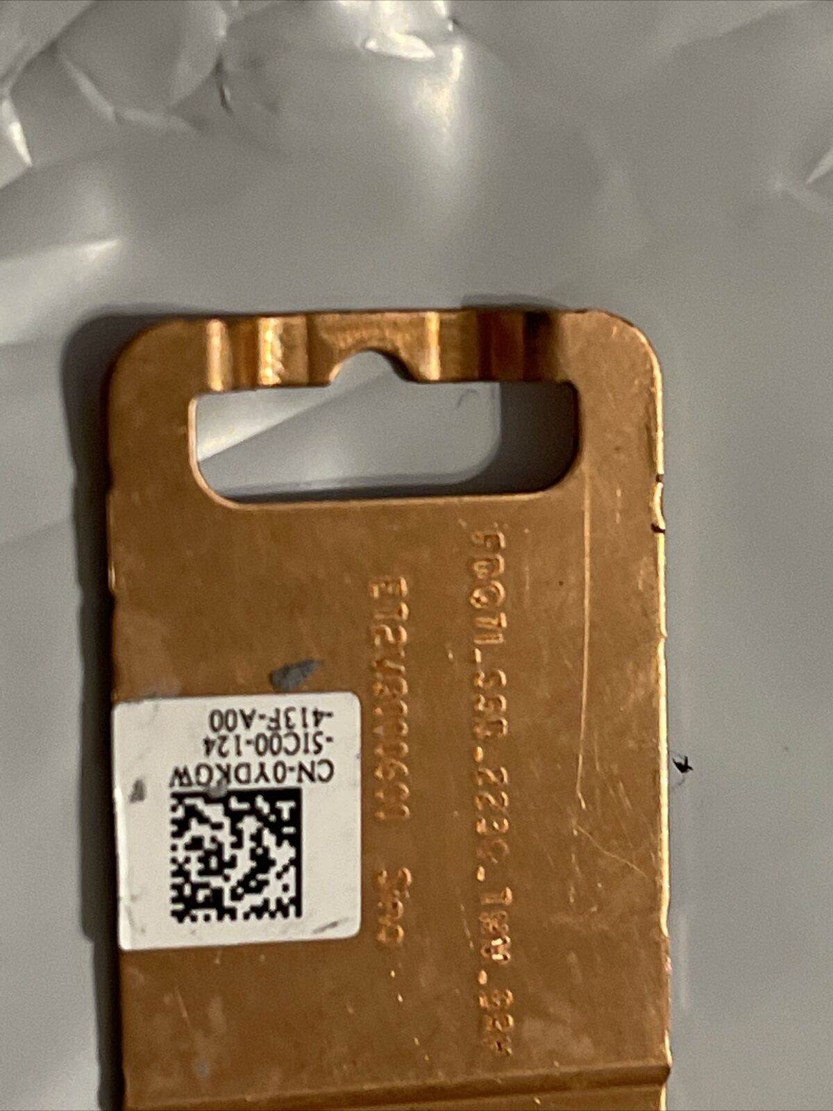 DELL Alienware M17 R3 R4 M.2 SSD 2230 Thermal Shield Bracket YDKGW ONLY SSD3