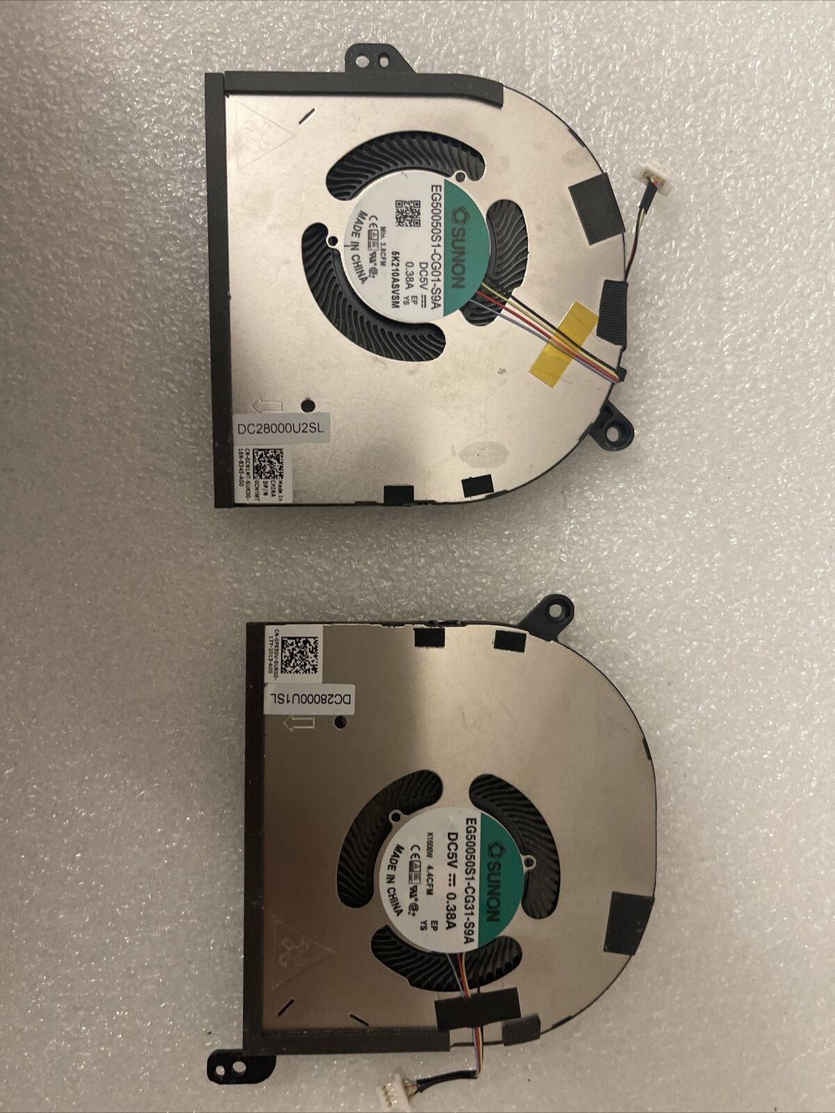 Genuine Dell XPS 15 9510 Precision 5560 COOLING FAN Right+ Left 0FK50V 0CN1MT