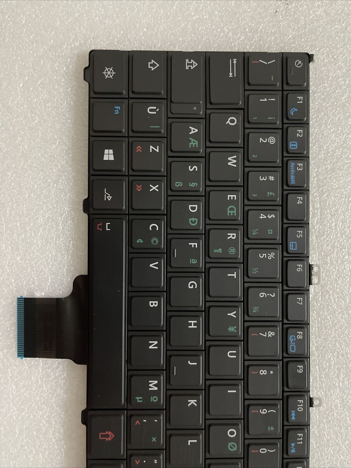 Dell Latitude E7240 E7440 NSK-LDAUC Black French Candian Keyboard HK6YH N2N10 N1