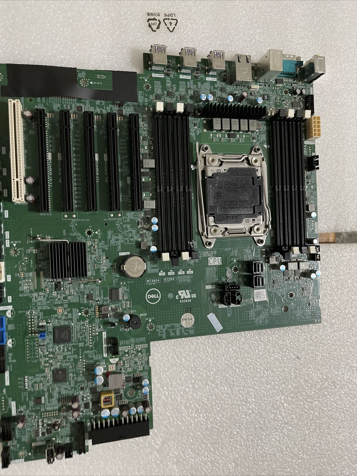 Dell Precision T5820 Workstation LGA2066 DDR4 Motherboard Dell P/N: 0X30MX