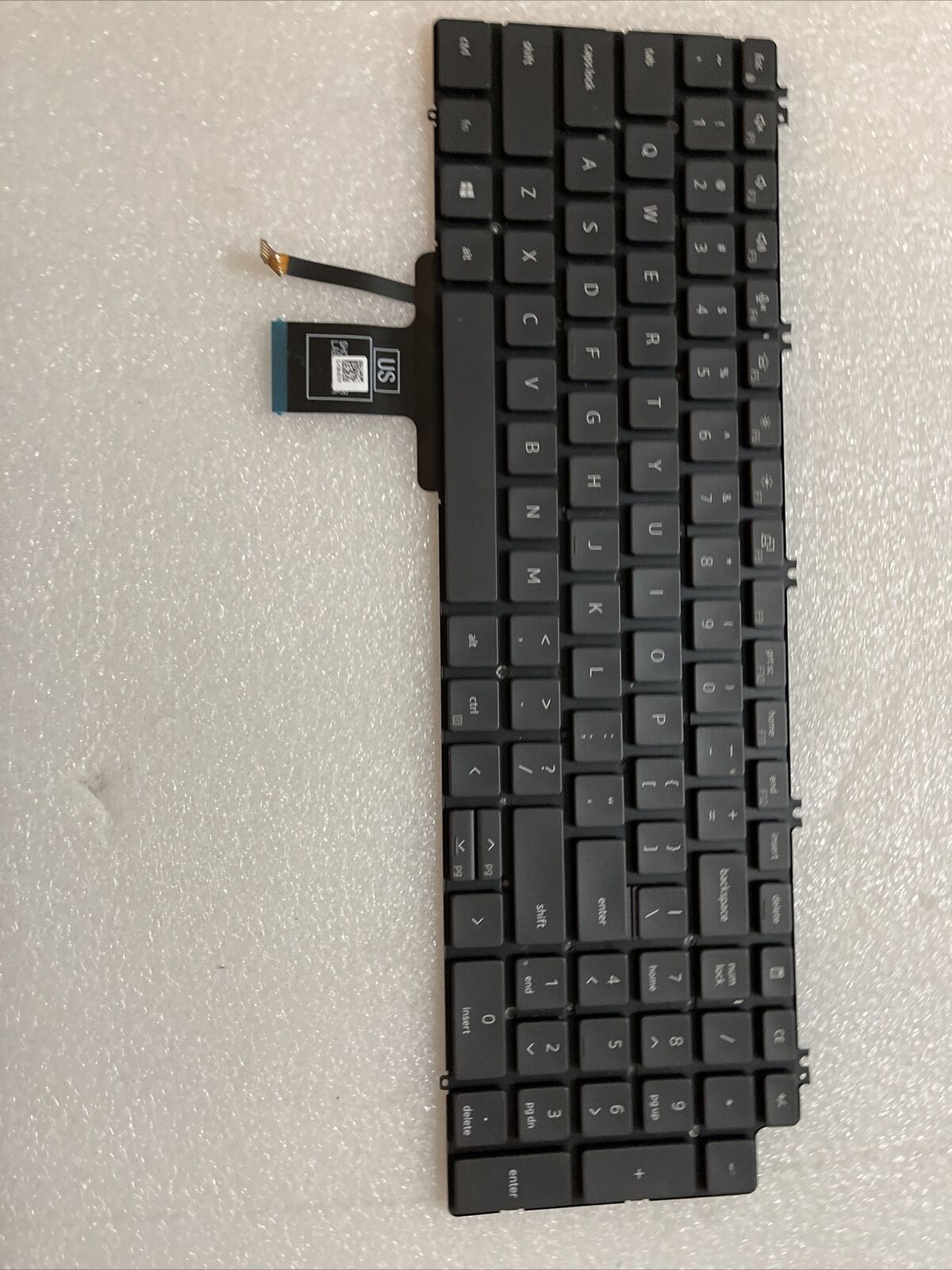 Genuine Dell Precision 7550 7750 7560 7760 Laptop English Backlit Keyboard 713DM