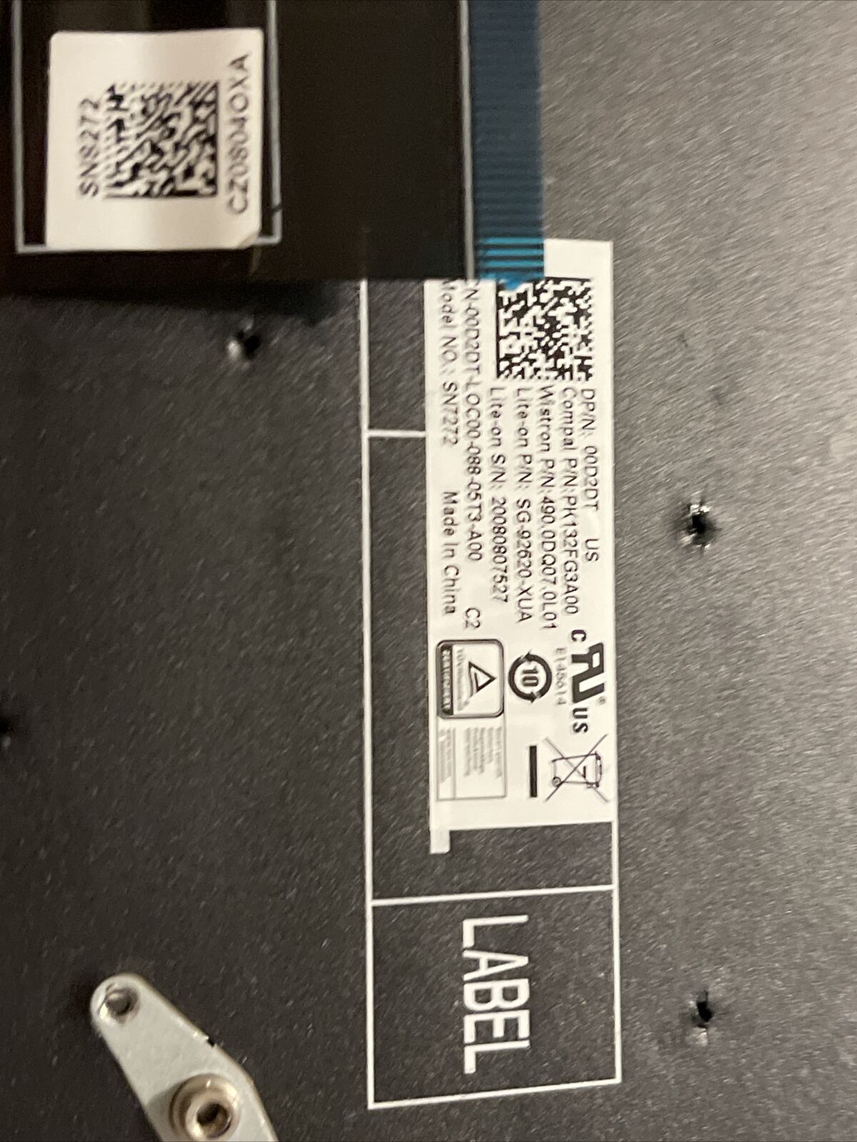 Genuine DELL Chromebook 11 3100 3110 3180 3189 5190 Keyboard 00D2DT 0D2DT  sm4