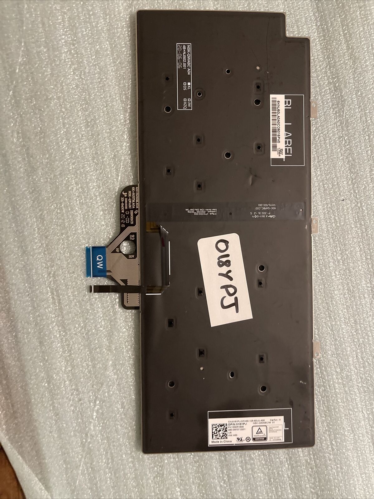 Genuine Dell Latitude 5320 2-in-1 7320 2-in-1 Backlit Keyboard 18YPJ 018YPJ B1