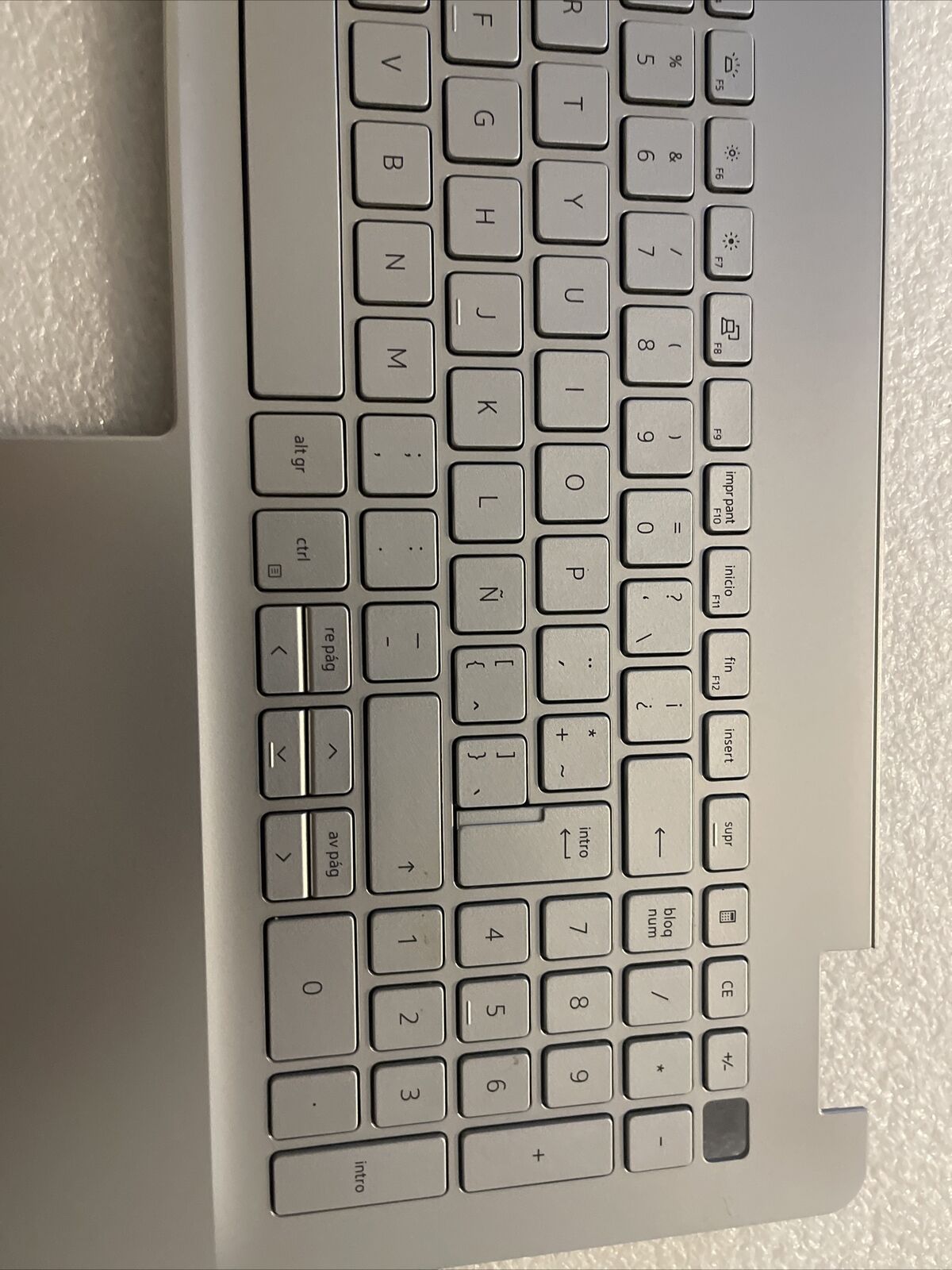 Dell Inspiron 15 5584 Laptop Palmrest Spanish Backlit Keyboard D27G0 DFX5J S2 P5