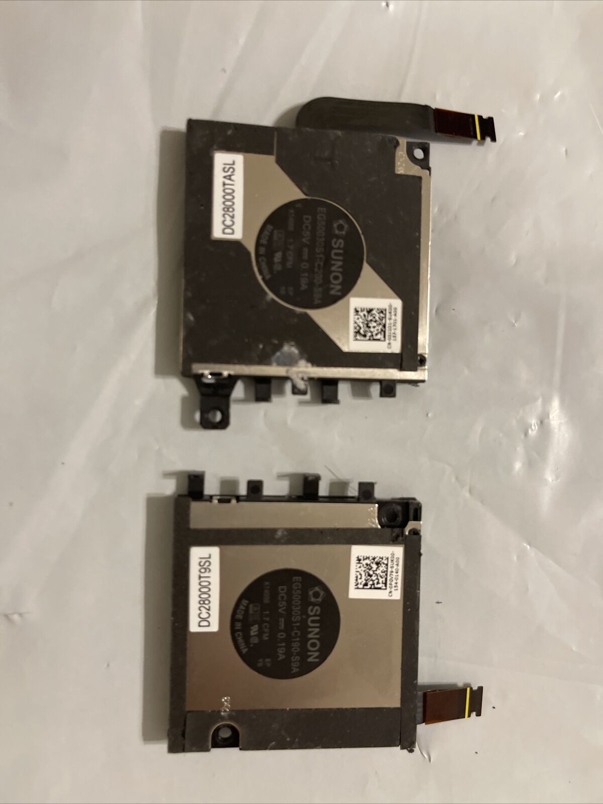 Genuine DELL latitude 7320 CPU Right Left Cooling FANS 0PGV79 PHV79 DJ2D1 0DJ2D1