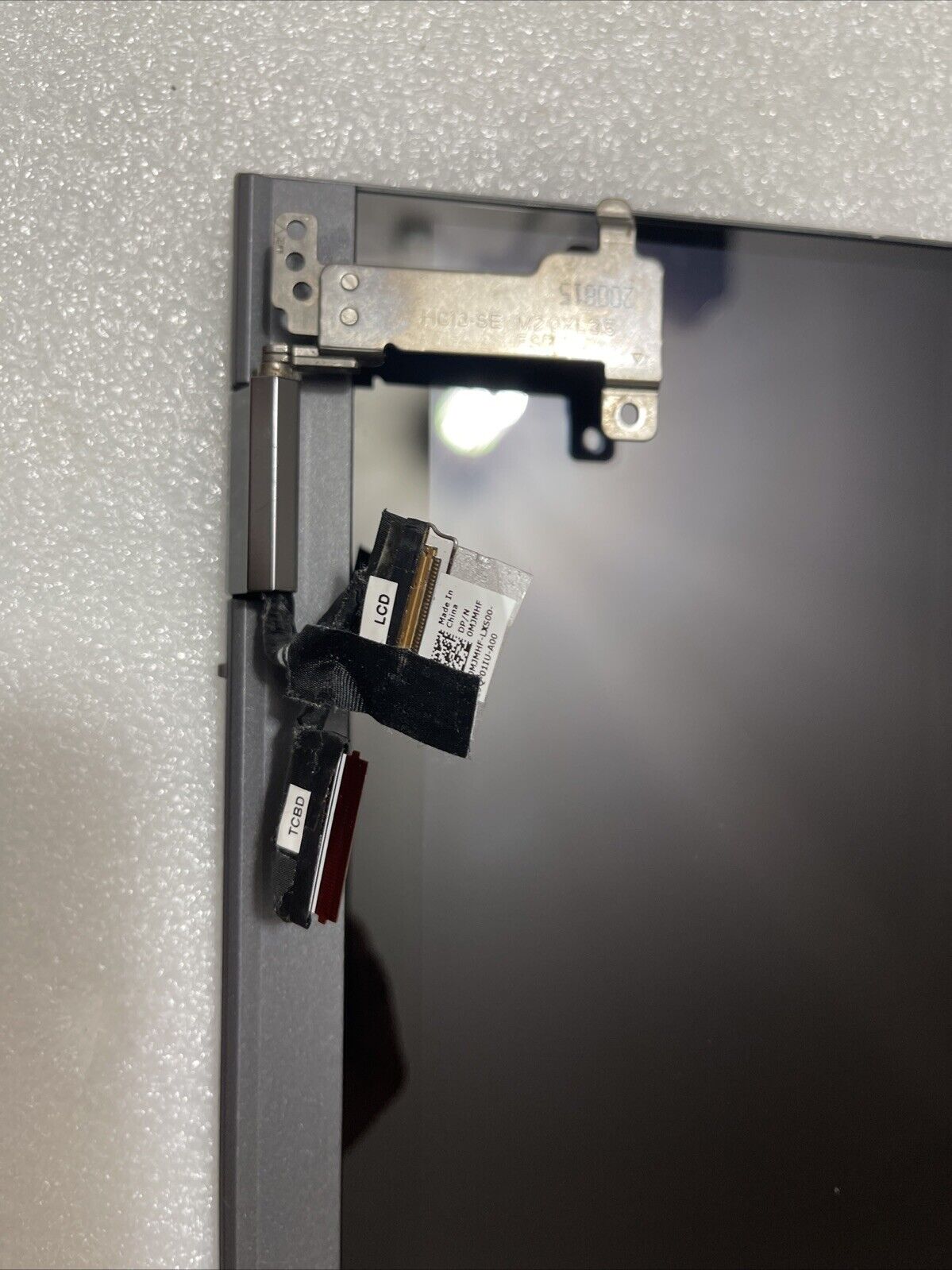 DELL INSPIRON 7300 7306 13.3 UHD WVA LCD 6YF6P MSJ1 Missing Hinge Grade C Read