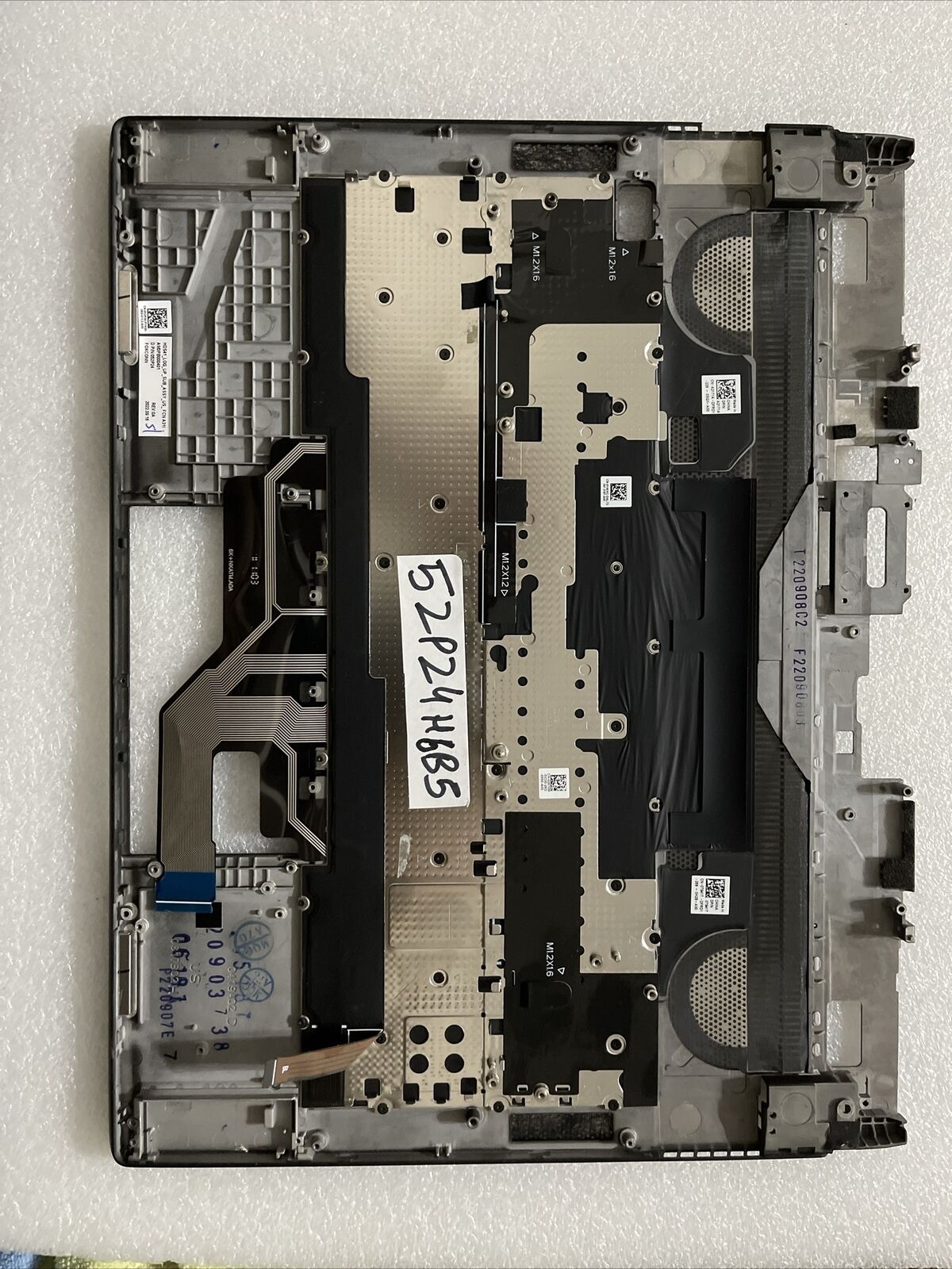 DELL Alienware X14 R1 Laptop Palmrest  US Eng KEYBOARD Y7YTK 52P24 H6 B5