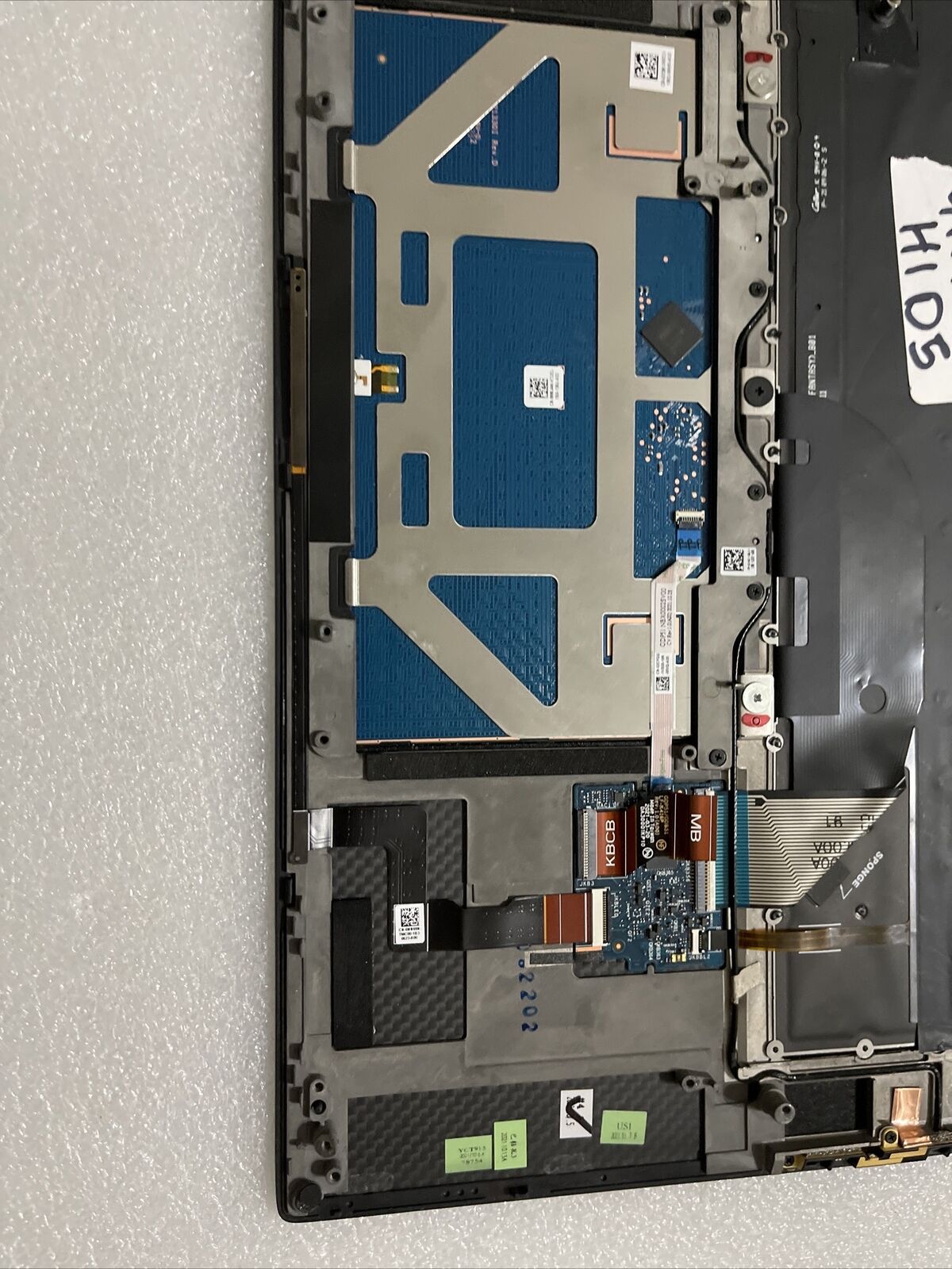 Dell XPS 9520 9530 Palmrest Touchpad US Backlit US Keyboard   GN0D2 4R11R H1 D5