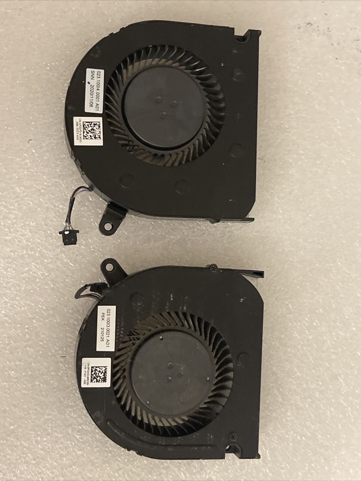 Genuine DELL G5 15 SE 2020 5500 5505 CPU+GPU Cooling Fan Pair 0PC01D 0F3DF0