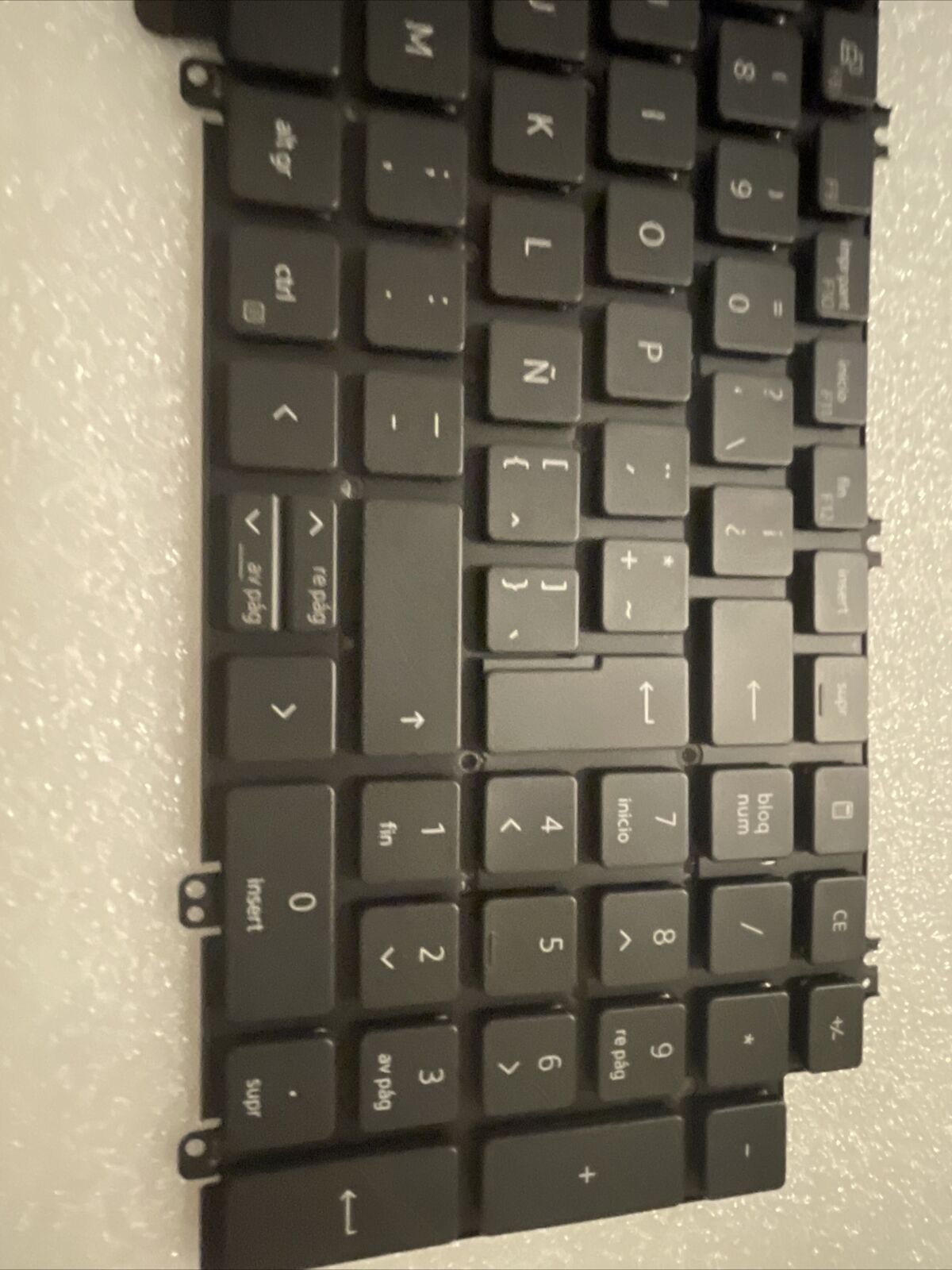 New Dell Latitude 5520 5521 Precision 3560 3561 No Backlit Spanish Keyboard
