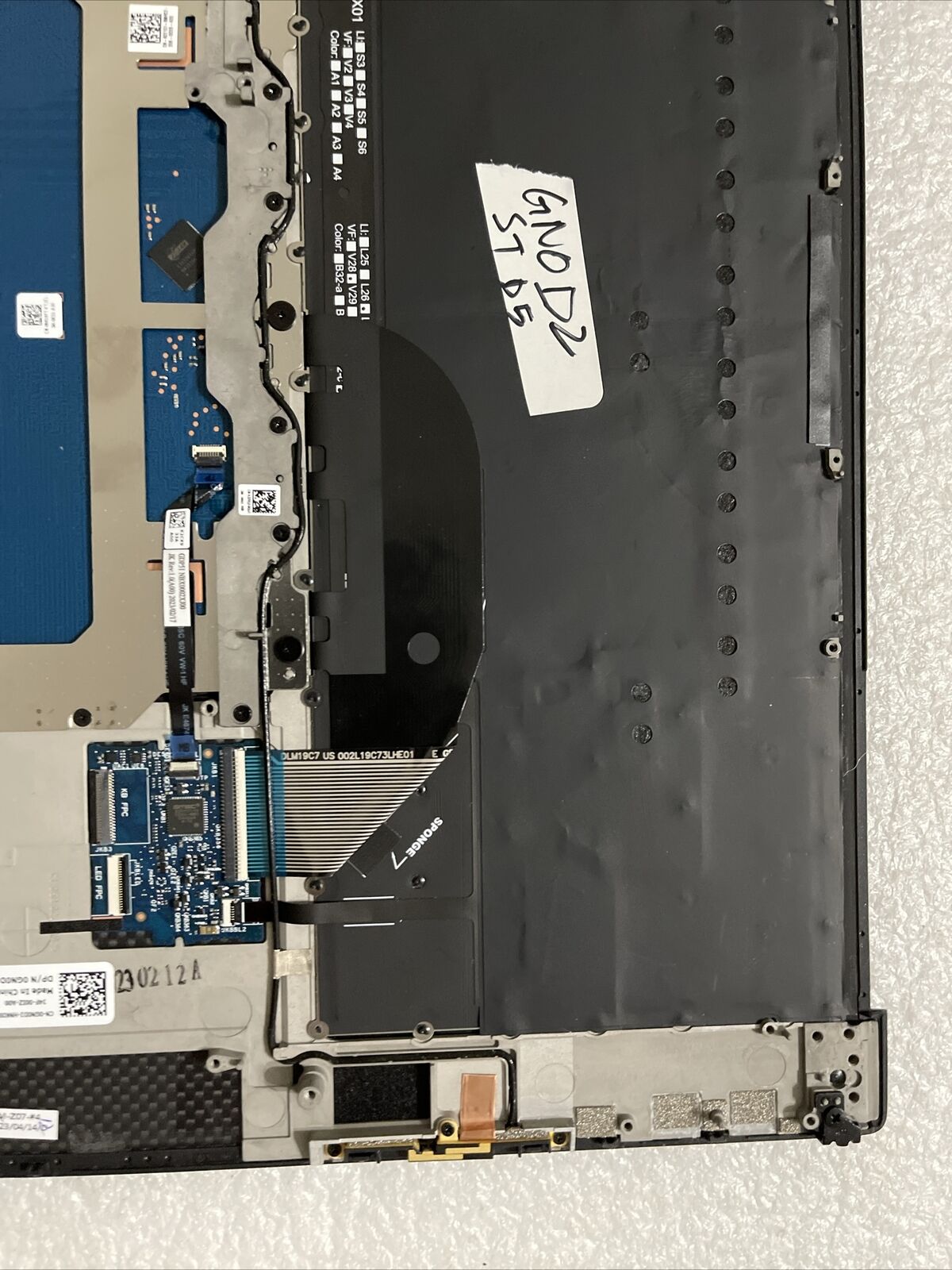 Dell Precsion 5570 Palmrest Touchpad US Backlt English Keyboard CYJV4 GN0D2 STD5