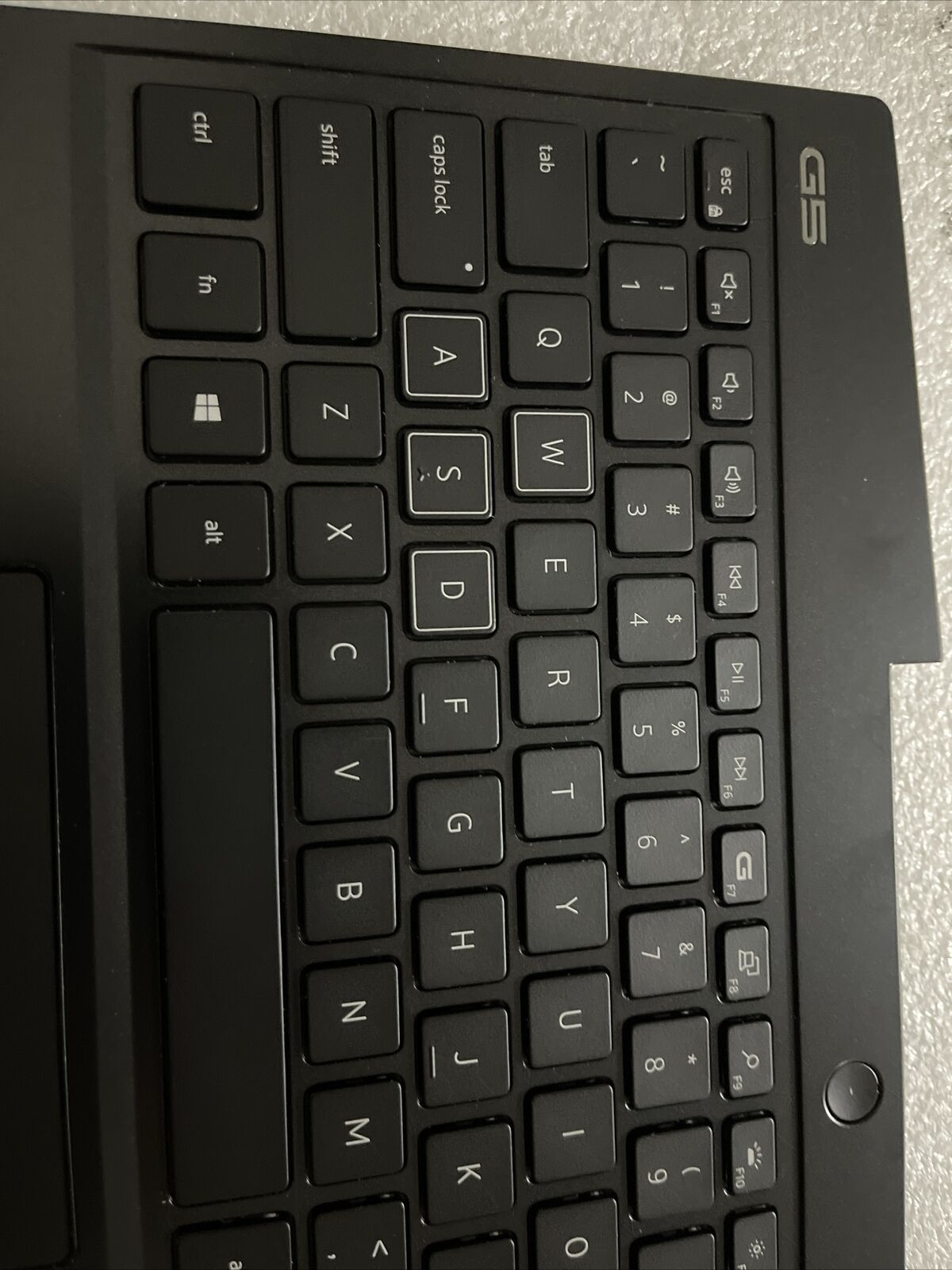 Dell G5 15 5500 Laptop Palmrest Touchpad RGB US Backlit Keyboard 1RPF5 KT H2