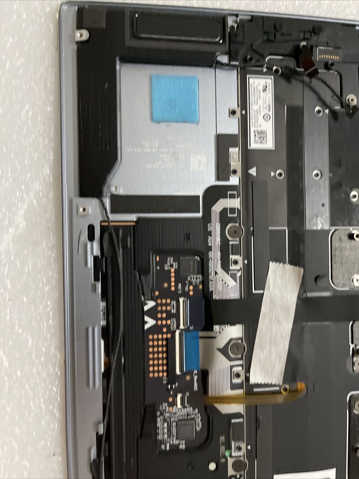 Genuine Dell XPS 9315 Touchpad Palmrest Keyboard Spkers SkyBlue TKH4F DGNXW H1B5
