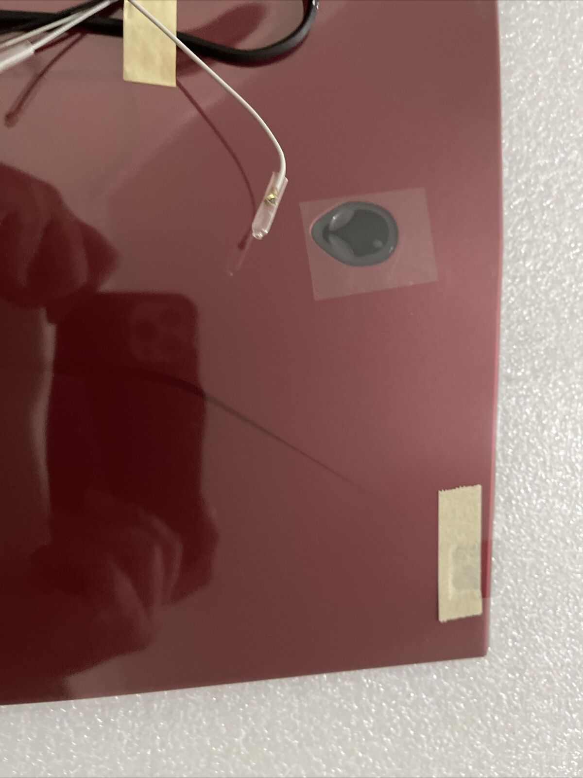 Genuine Dell Alienware M11x R3 Red LCD Back Cover Lid w/Antenna 7TNVW JTD06 H1B7