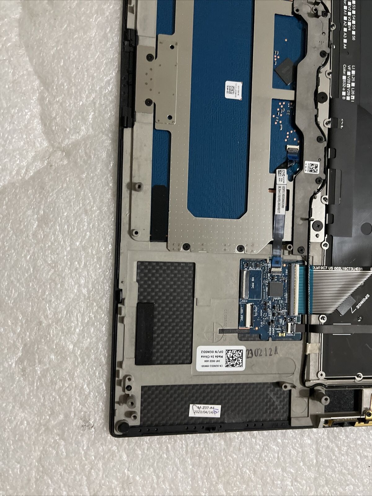 Dell Precsion 5570 Palmrest Touchpad US Backlt English Keyboard CYJV4 GN0D2 STD5