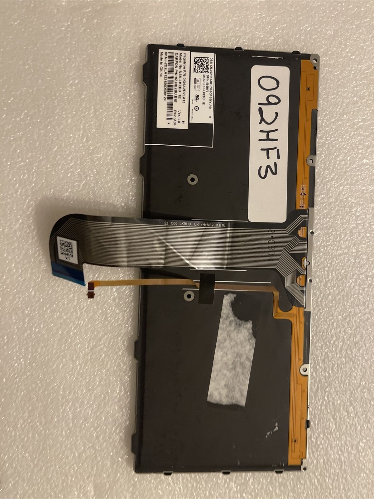 New Dell Latitude Rugged 5404 7404 7204 7214 SPANISH BACKLIT KEYBOARD 92HF3
