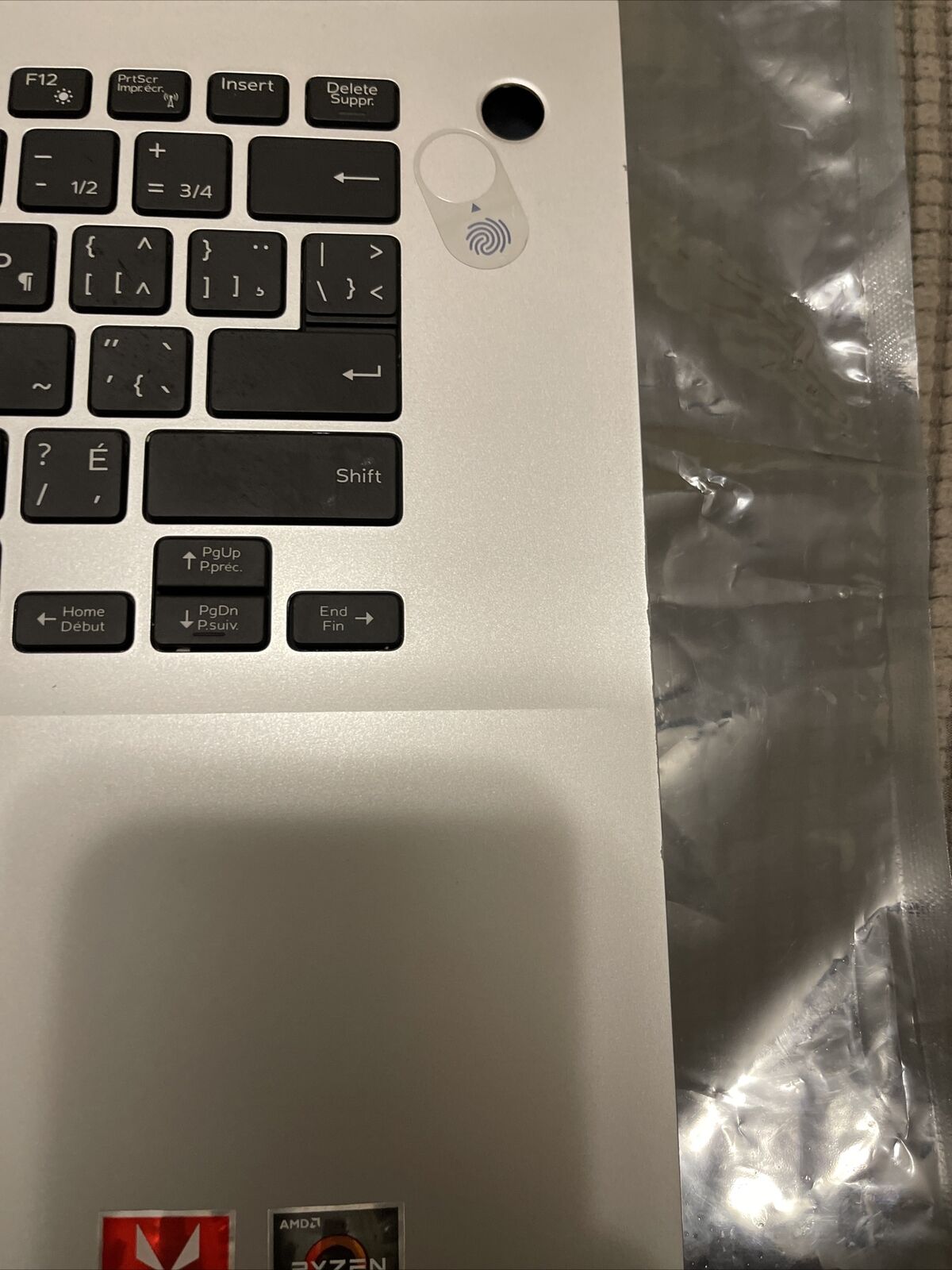 OEM Dell Inspiron 15 5580 Palmrest Touchpad French Backlit Keyboard K8HH4 H2 P1