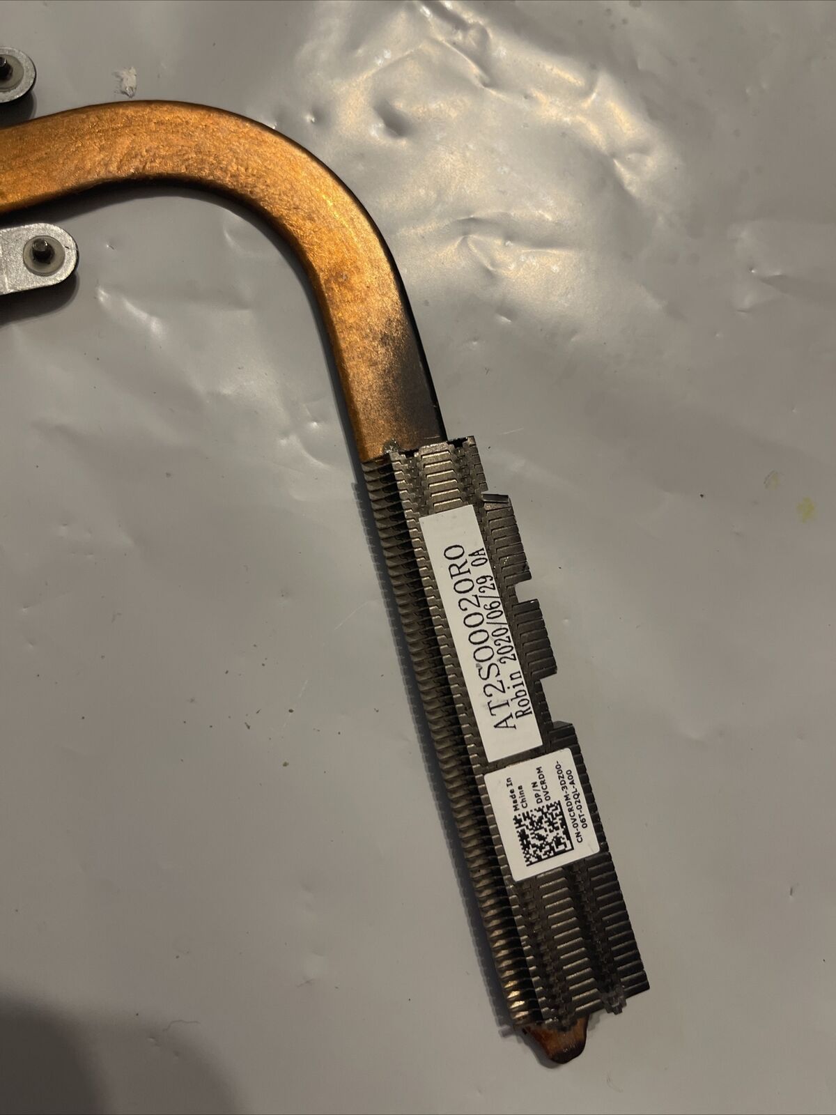 Dell Inspiron 15 5593 15.6 CPU HEATSINK VCRDM VCRDM F1