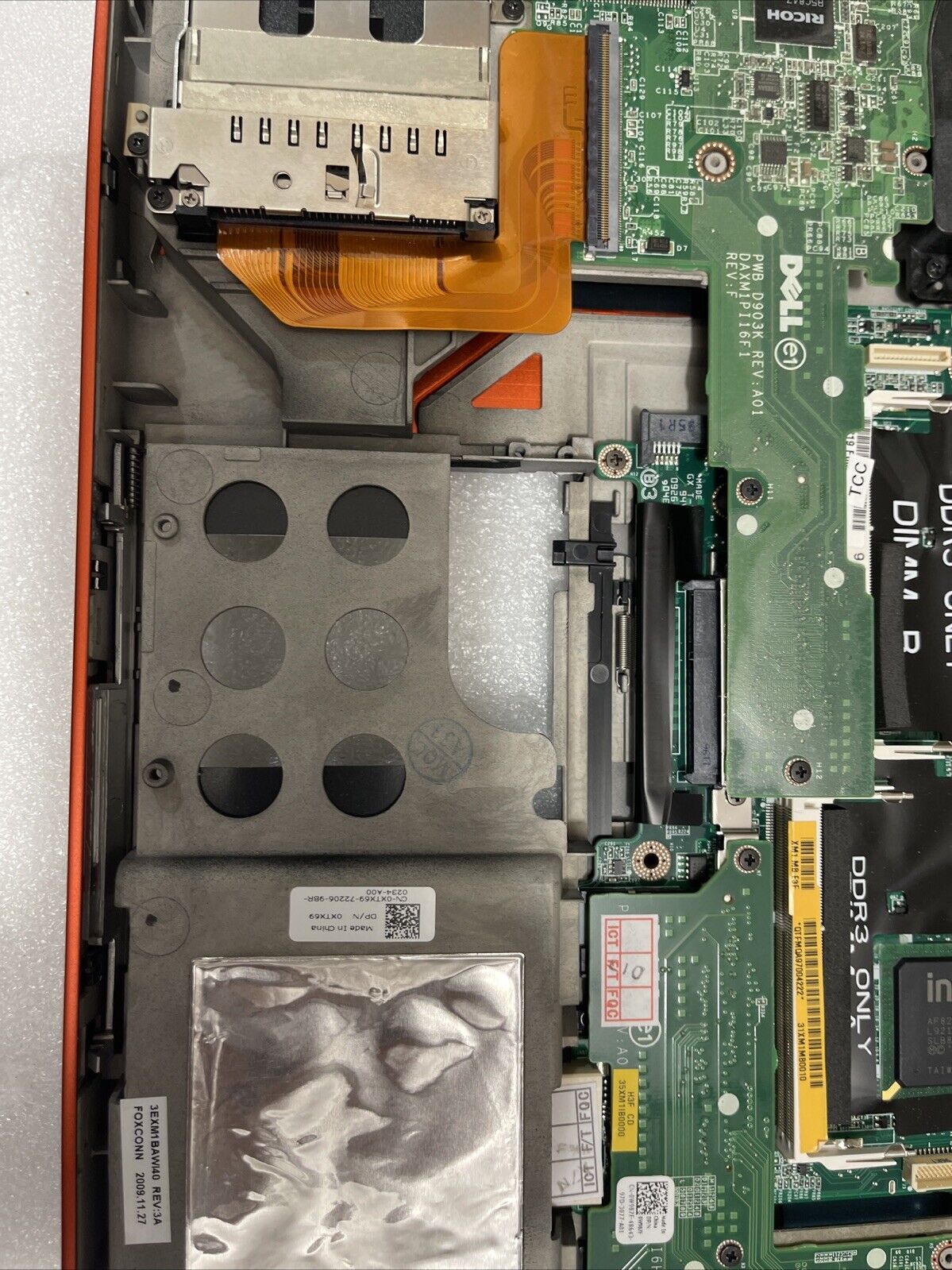 OEM Dell Precision M6400 Laptop Motherboard Mainboard W/ Bottom Base CDWGG H1 B9