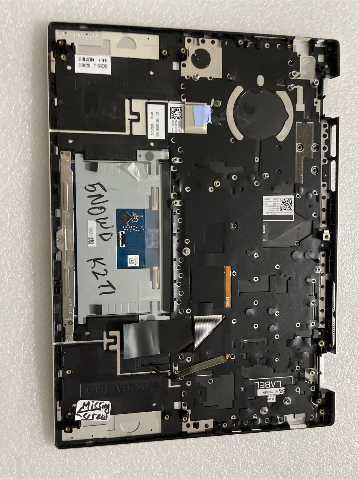 Dell Inspiron 14 Plus 7420 7425 Palmrest Backlit Keyboard NDRPP 5N0WD K2 T1 Read
