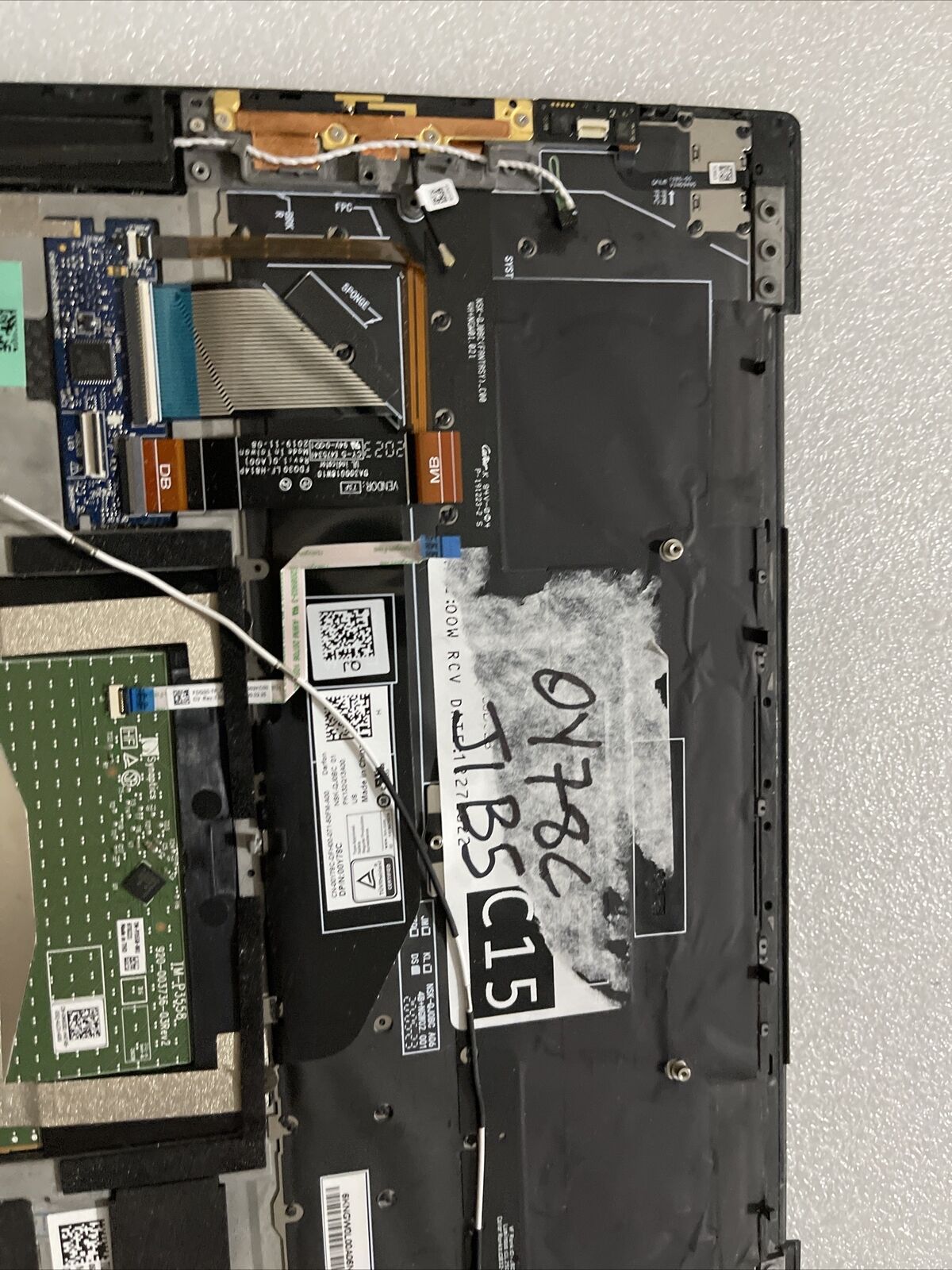 Genuin Dell XPS 9300 LCD Palmrest Touchpad US/EN BCL Keyboard Y75C4 0Y78C J1B5