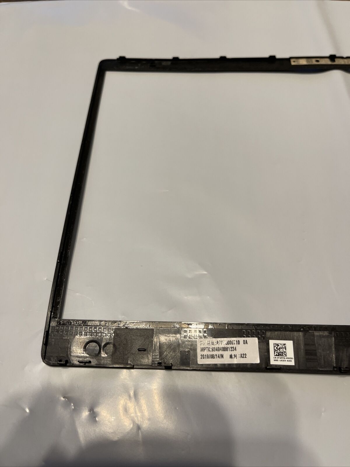 Genuine Dell Latitude 7300 Laptop Front Trim Lcd Bezel 2.7mm IR Cam T4PP6 N1
