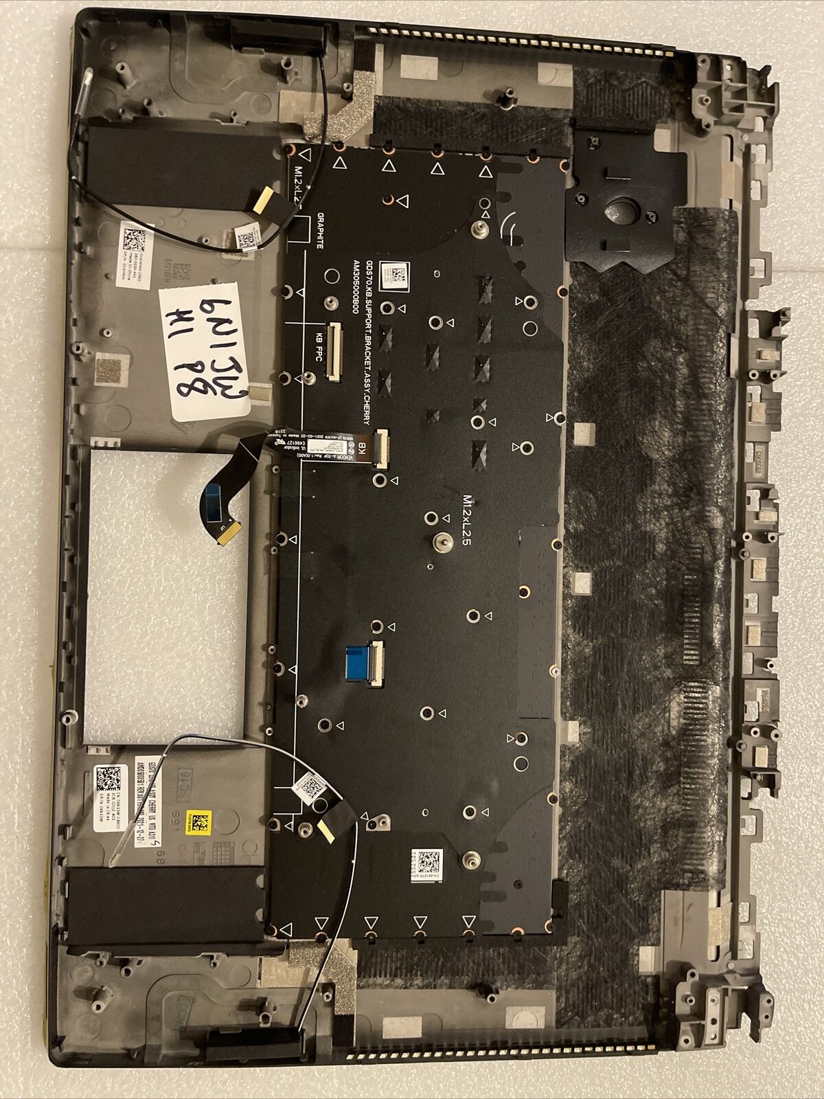 DELL ALIENWARE M17 R4 PALMREST US Eng KEYBOARD 01WM6W 06N1JW 6N1JW H1 P8