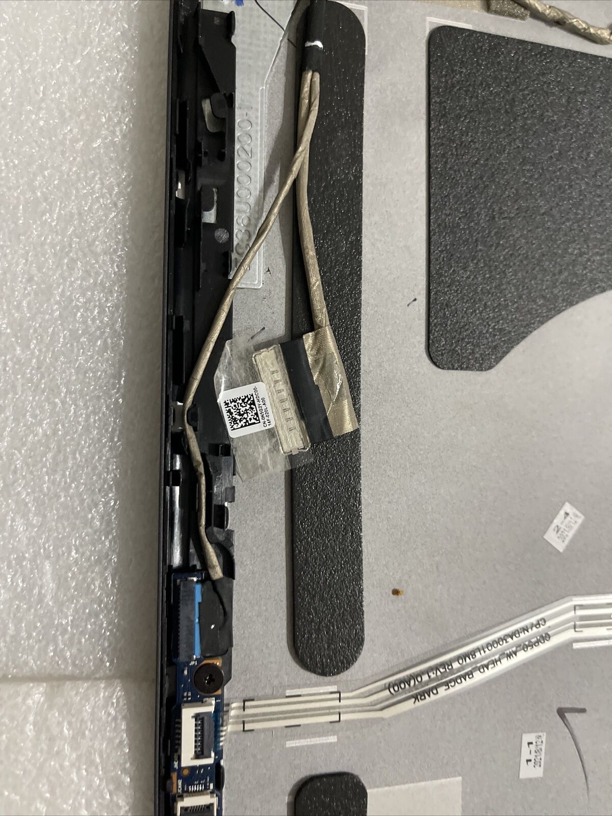 Dell Alienware M15 R5 R6 Laptop LCD Back Cover   Camera Cables 4CG9K 04CG9K H2Q1