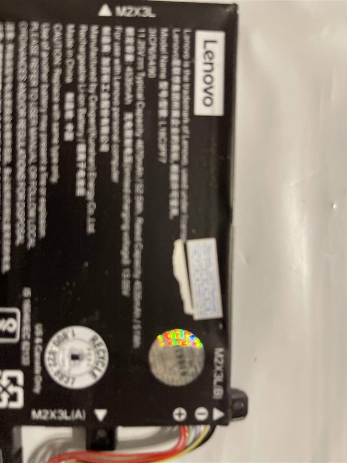 Genuine Lenovo ideapad battery 11.25V 4535mAh L18C3PF7 5B10T09095 ata X7